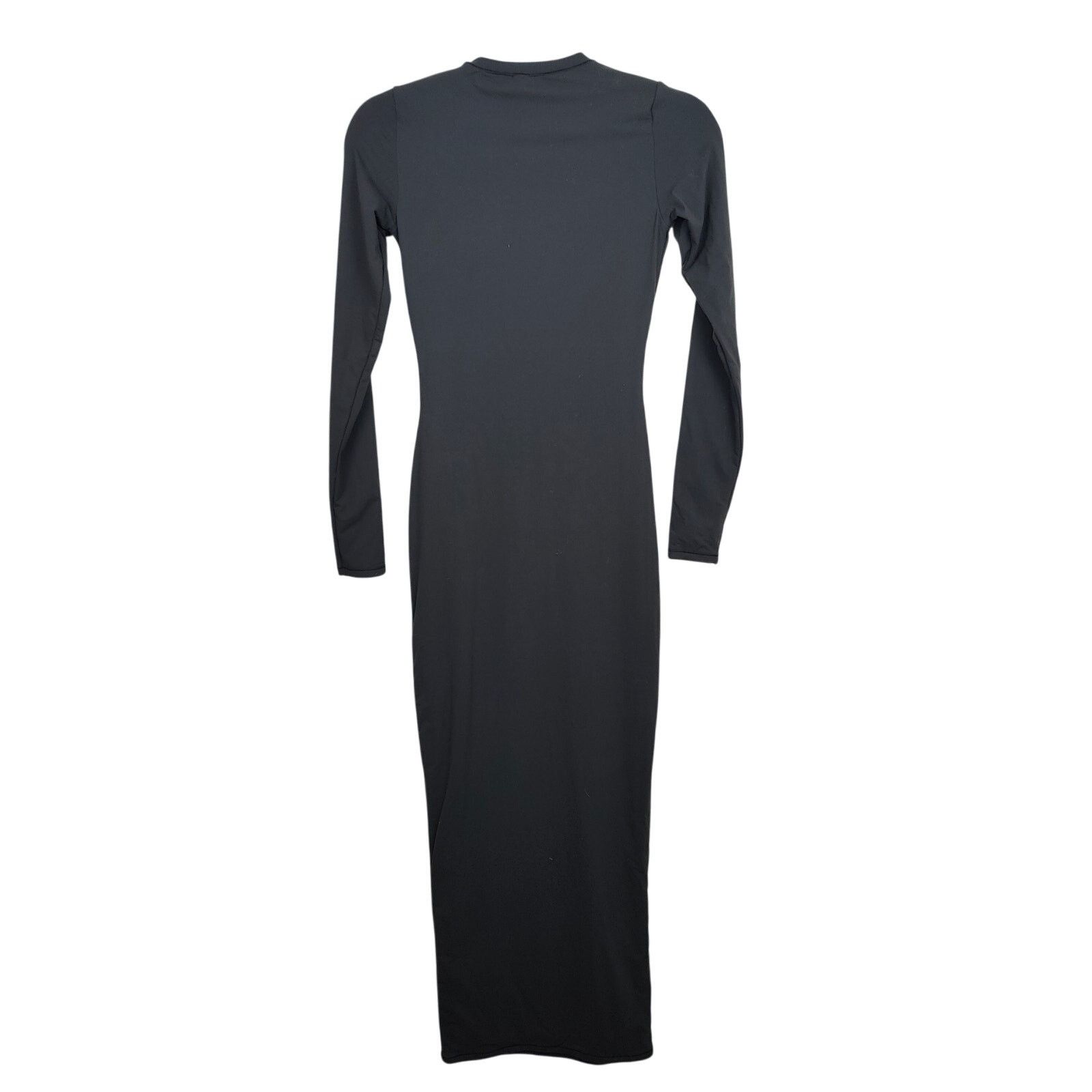 embellished illusion high neck long sleeve fit & flare dress Embellished Illusion High Neck Long Sleeve Fit & Flare Dress