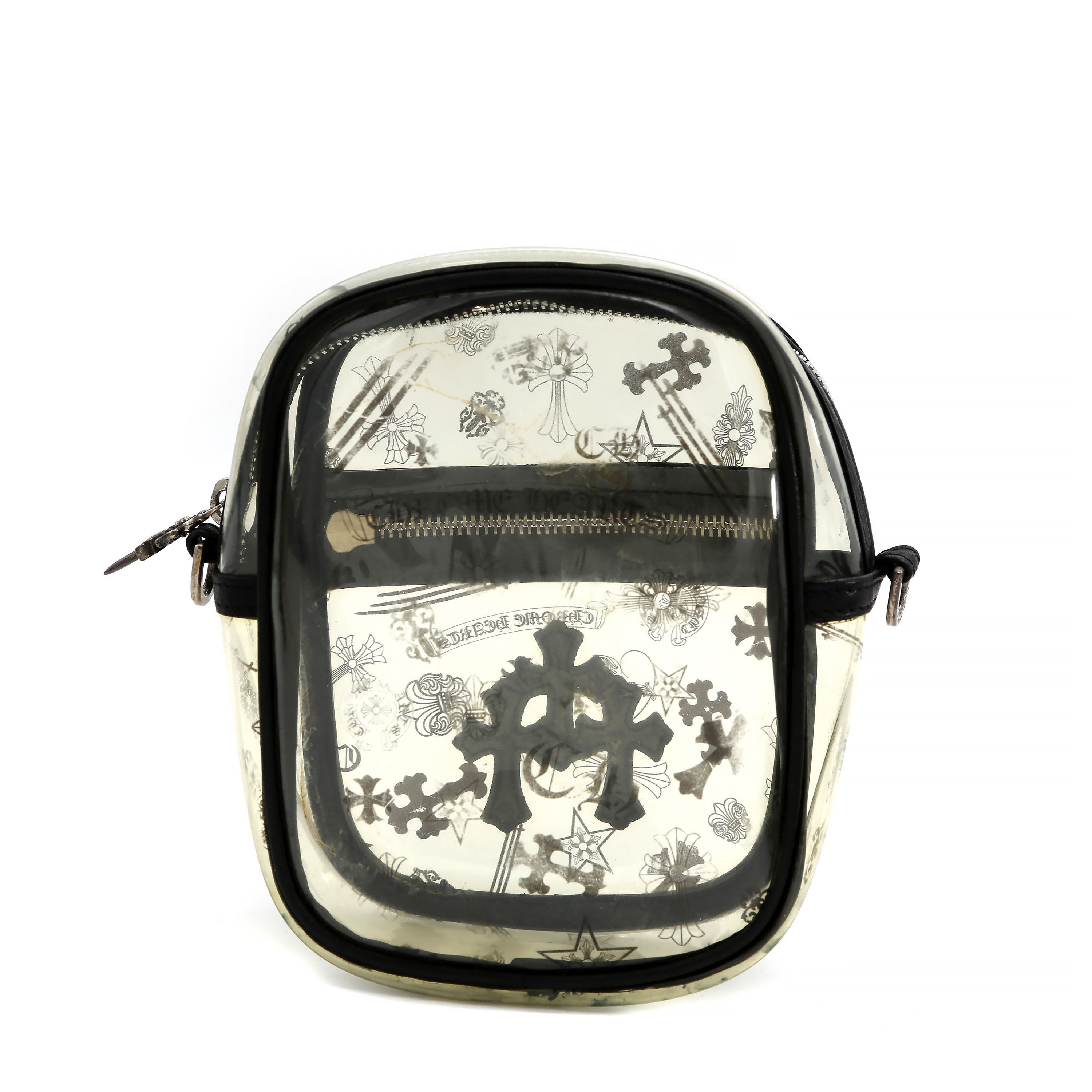 Chrome Hearts Mini Taka BLACK Vinyl Triple Cross Patch Size ONE SIZE - 6 Thumbnail