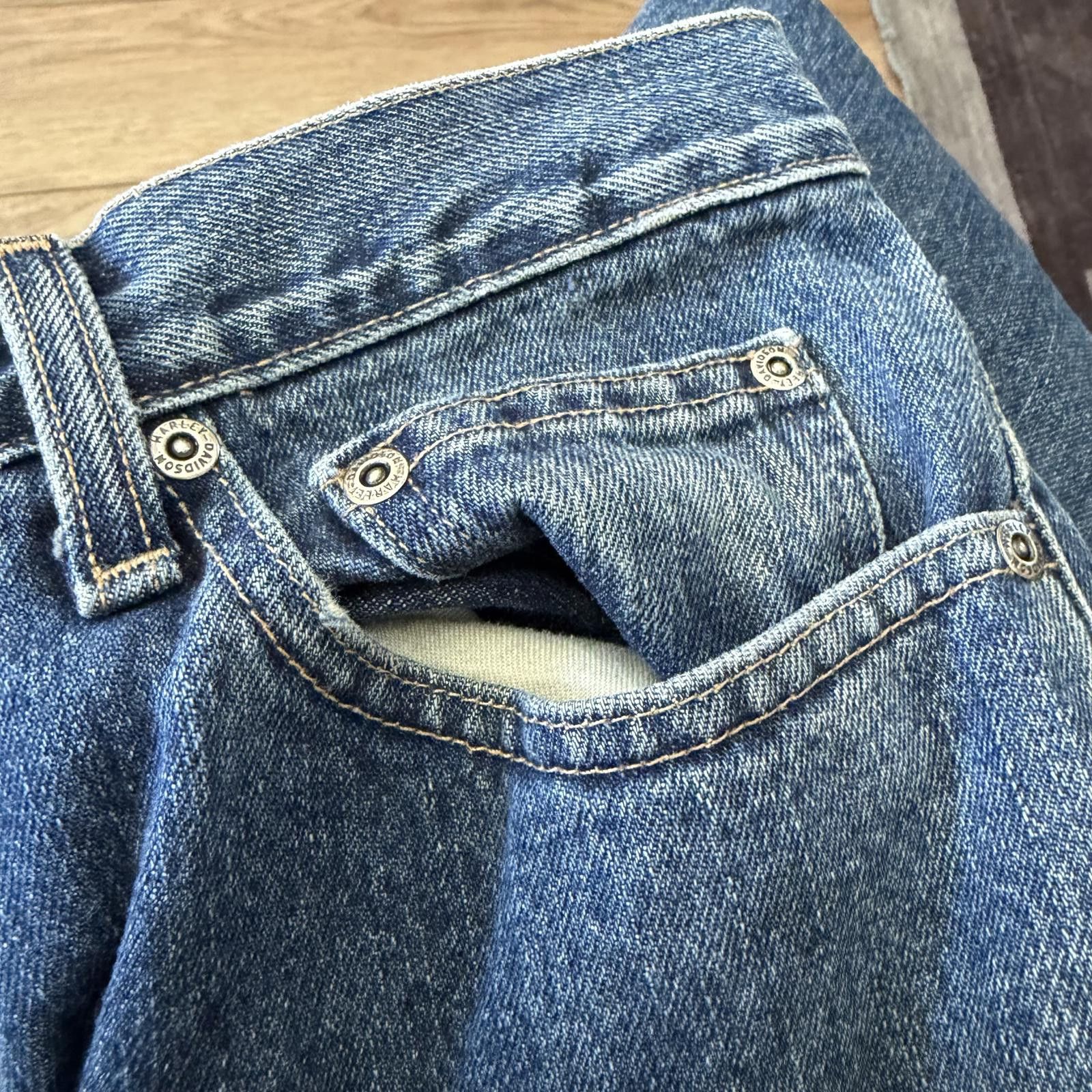 Harley Davidson Harley Davidson Boot Cut Jeans 33x34 Denim Y2K Size US 33 - 10 Thumbnail