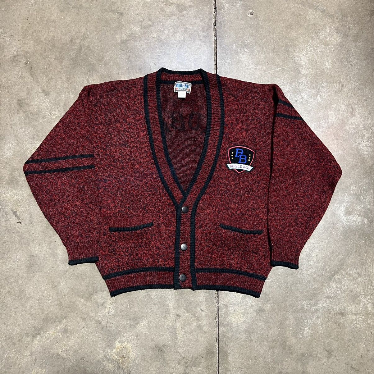 Vintage Vintage 90s Bugle Boy Global Challenge Sweater Cardigan Size US L / EU 52-54 / 3 - 5 Thumbnail