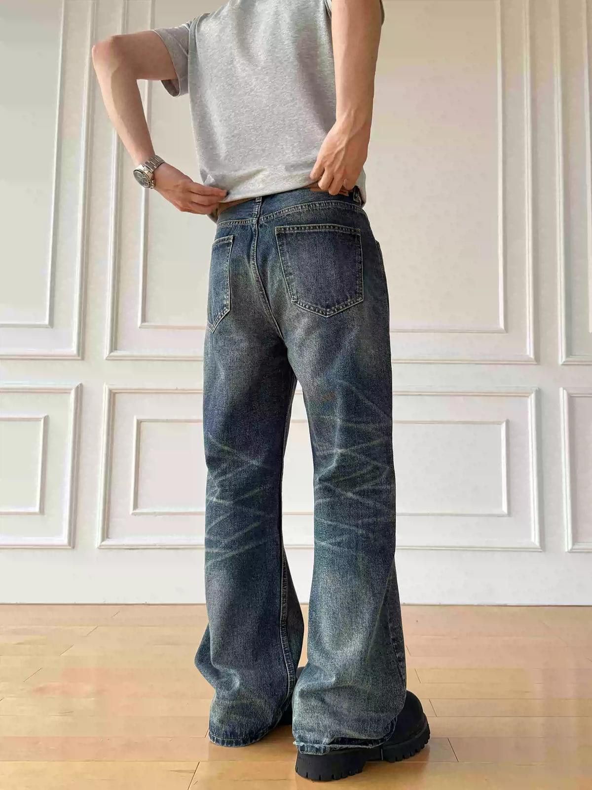 Other Whiskered Wide-Leg Denim Jeans Size US 30 / EU 46 - 3 Thumbnail