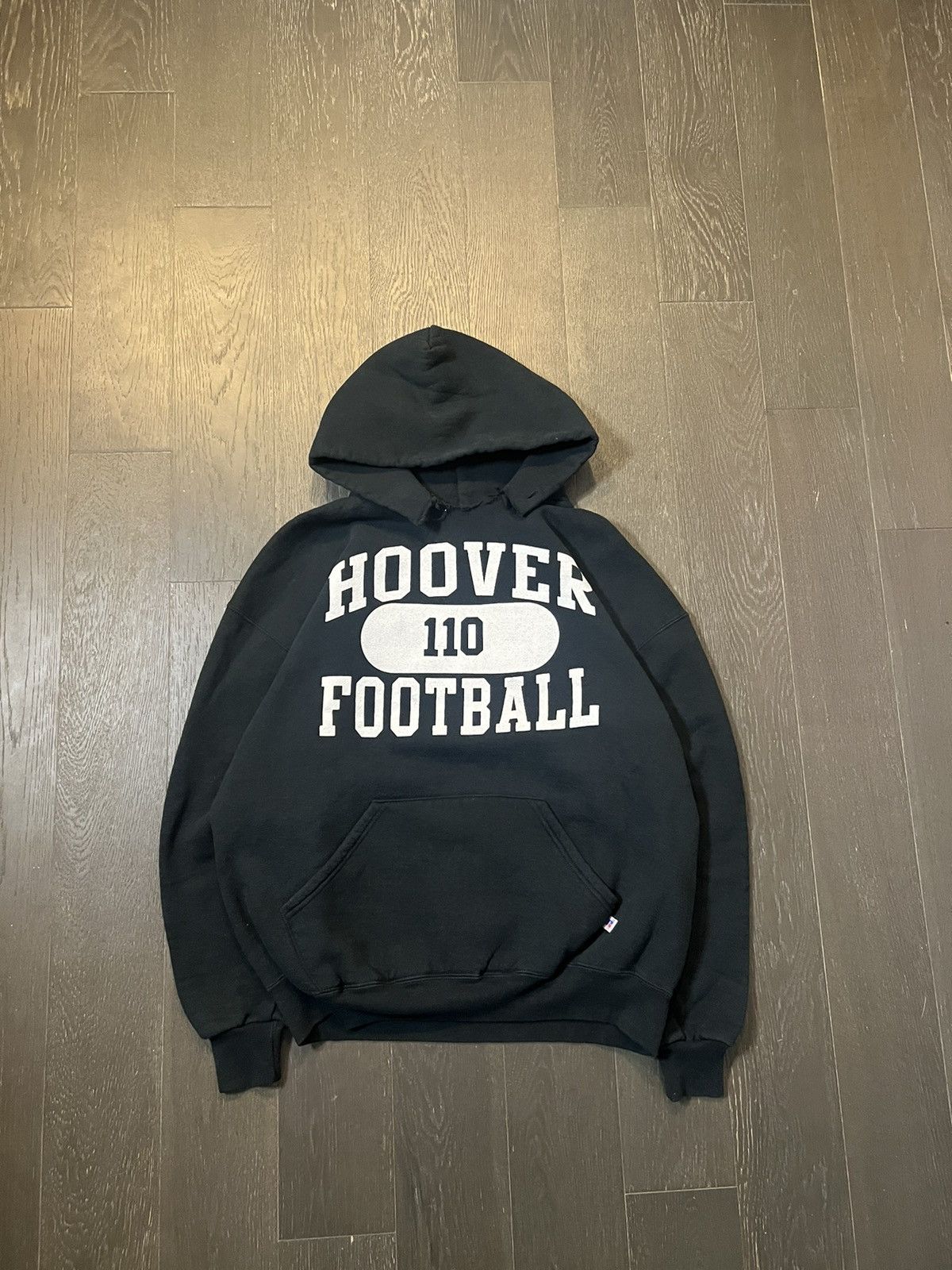 image of Russell Athletic x Vintage Russell Hoodie in Black, Men's (Size XL)