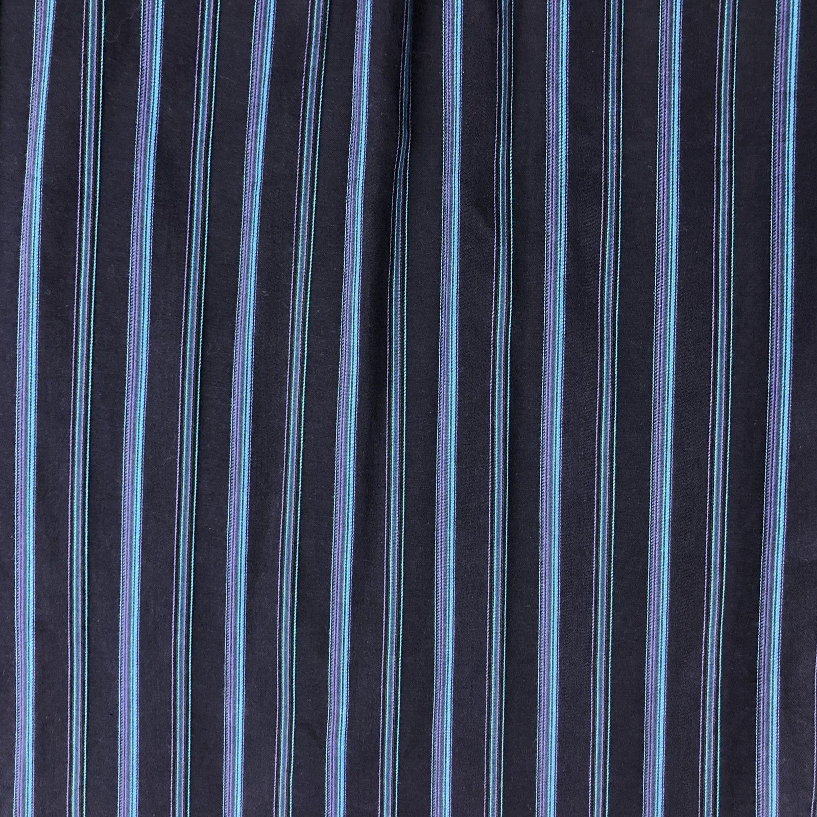 Yves Saint Laurent YSL Logo Striped Yves Saint Laurent Shirt Navy/Green Size US M / EU 48-50 / 2 - 5 Thumbnail