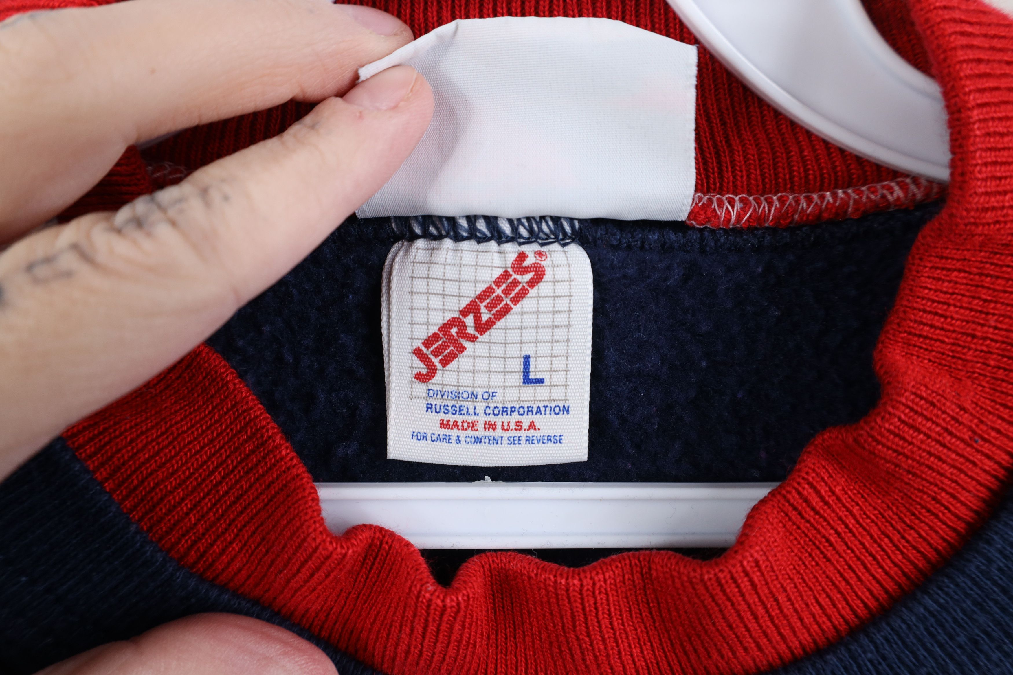 Vintage Vintage 90s Streetwear Christmas Tree Layered Sweatshirt USA Size L / US 10 / IT 46 - 9 Thumbnail