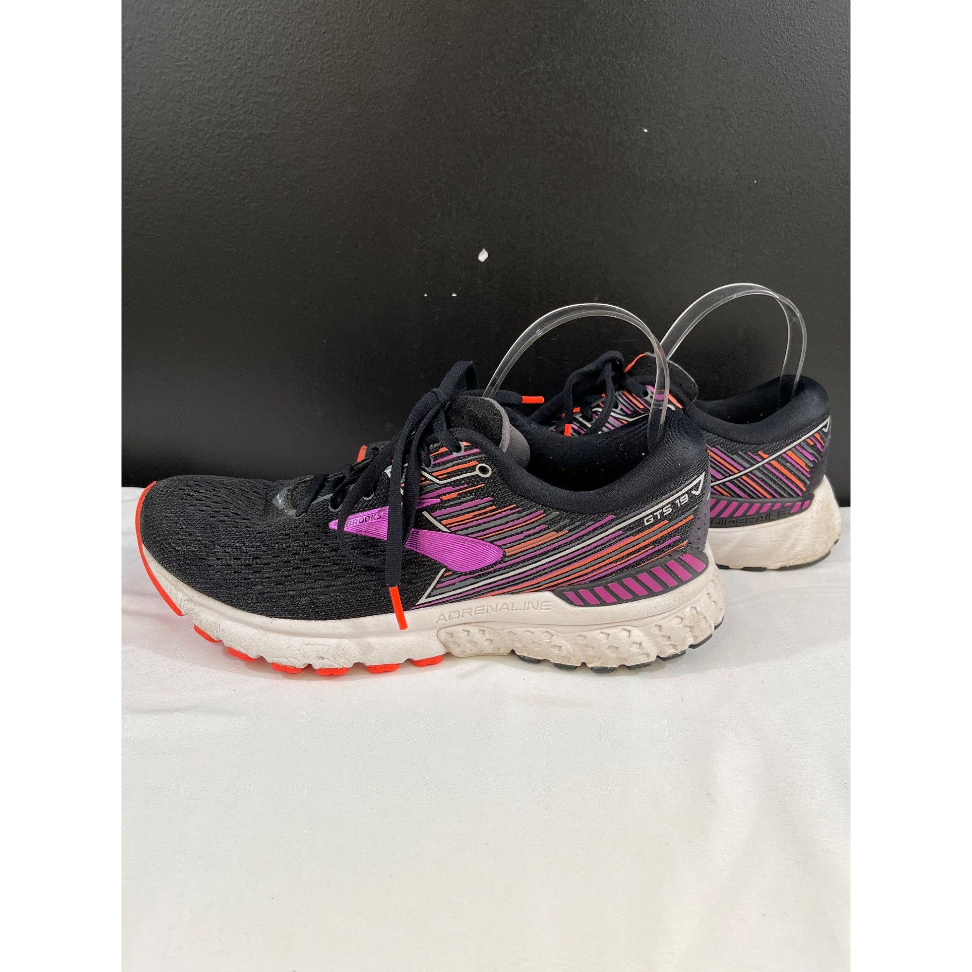 Brooks Brooks Adrenaline GTS 19 Women's Black Running Sneakers Size Size US 10 / IT 40 - 5 Thumbnail