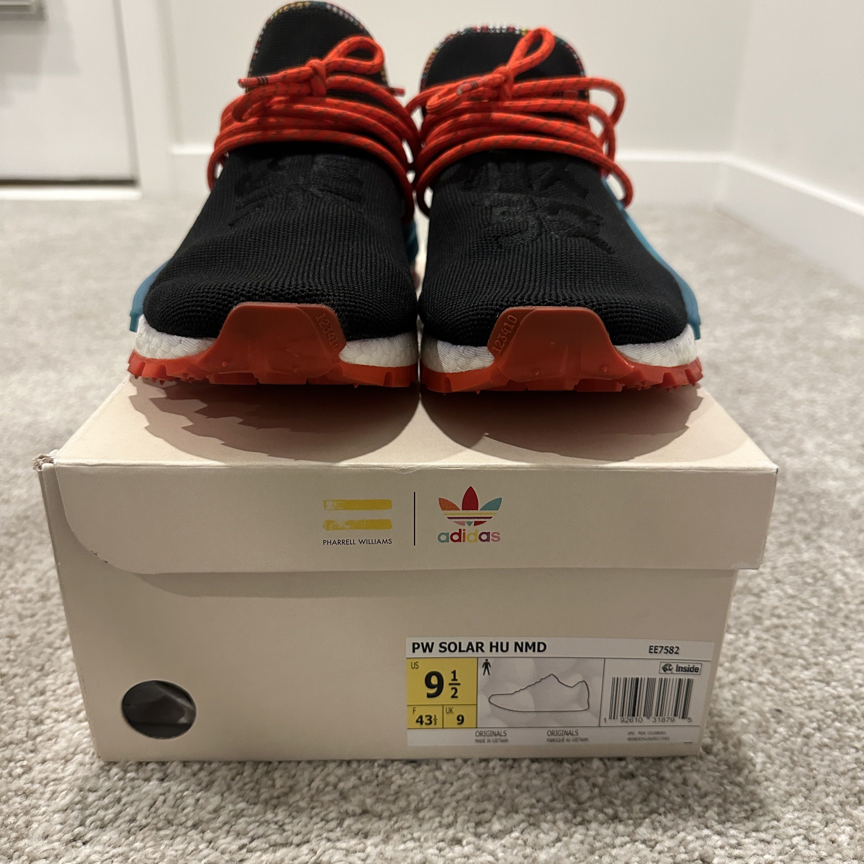 Adidas × Pharrell Adidas NMD Human Race Pharrell "Inspiration Pack" Black Size US 9.5 / EU 42-43 - 4 Thumbnail