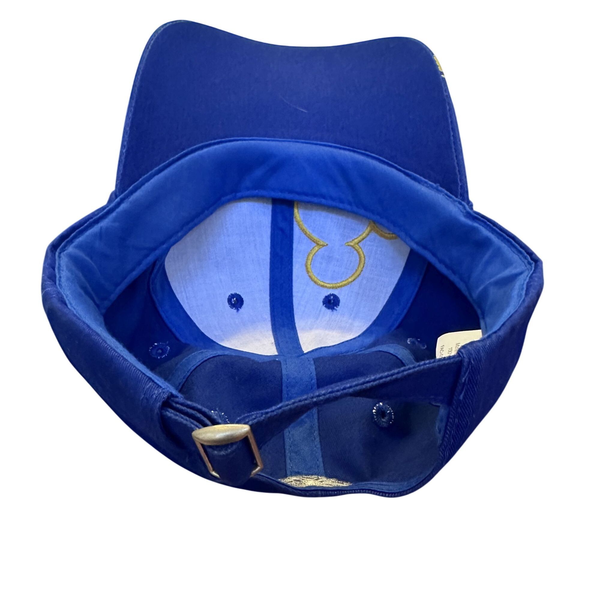 Disney Vtg Disney Cruise Line Oceaneer Club Blue and Yellow Adjusta Size ONE SIZE - 4 Thumbnail