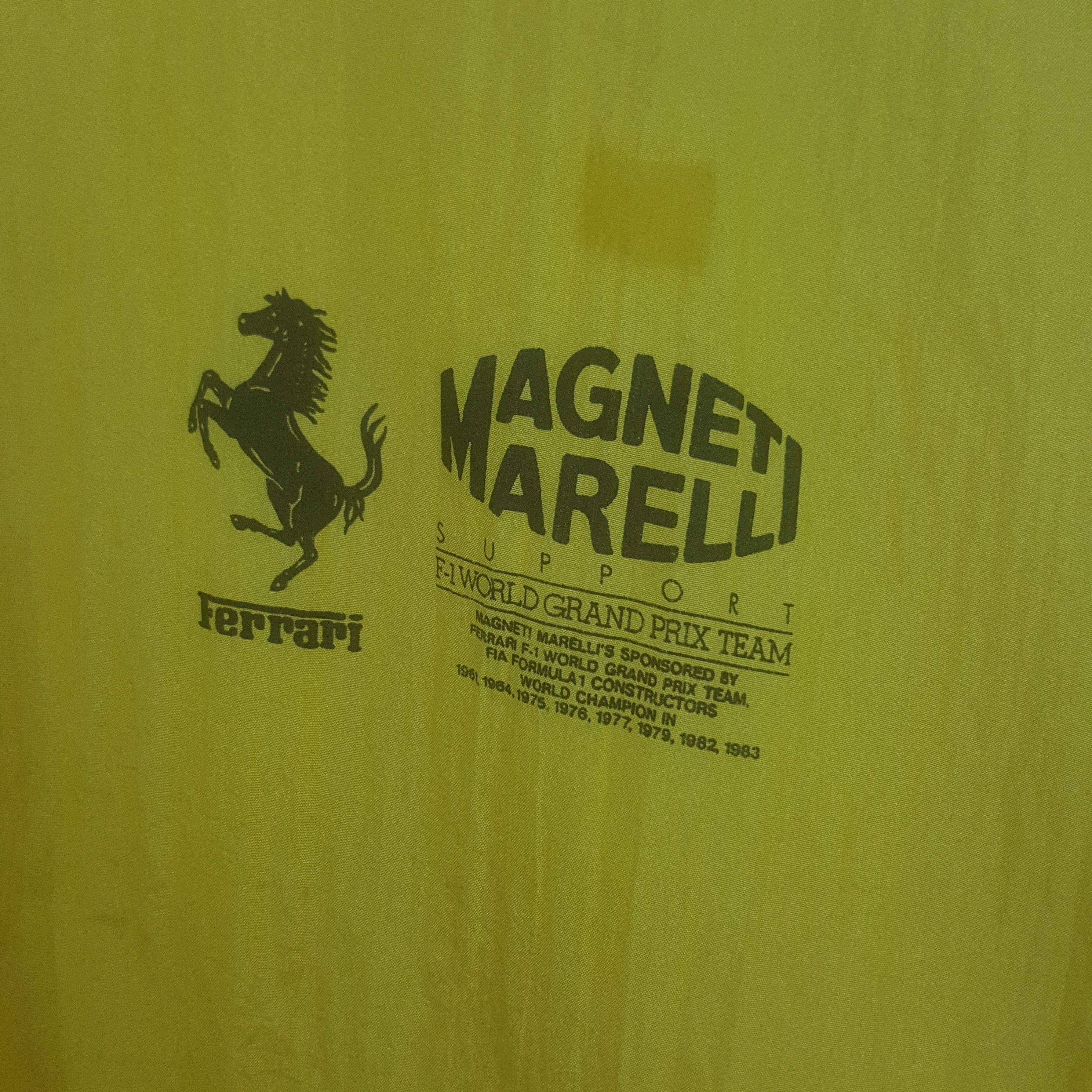 Ferrari × Vintage Vintage Magneti Marelli F1 Racing Team Windbreaker Jacket Size US L / EU 52-54 / 3 - 2 Thumbnail