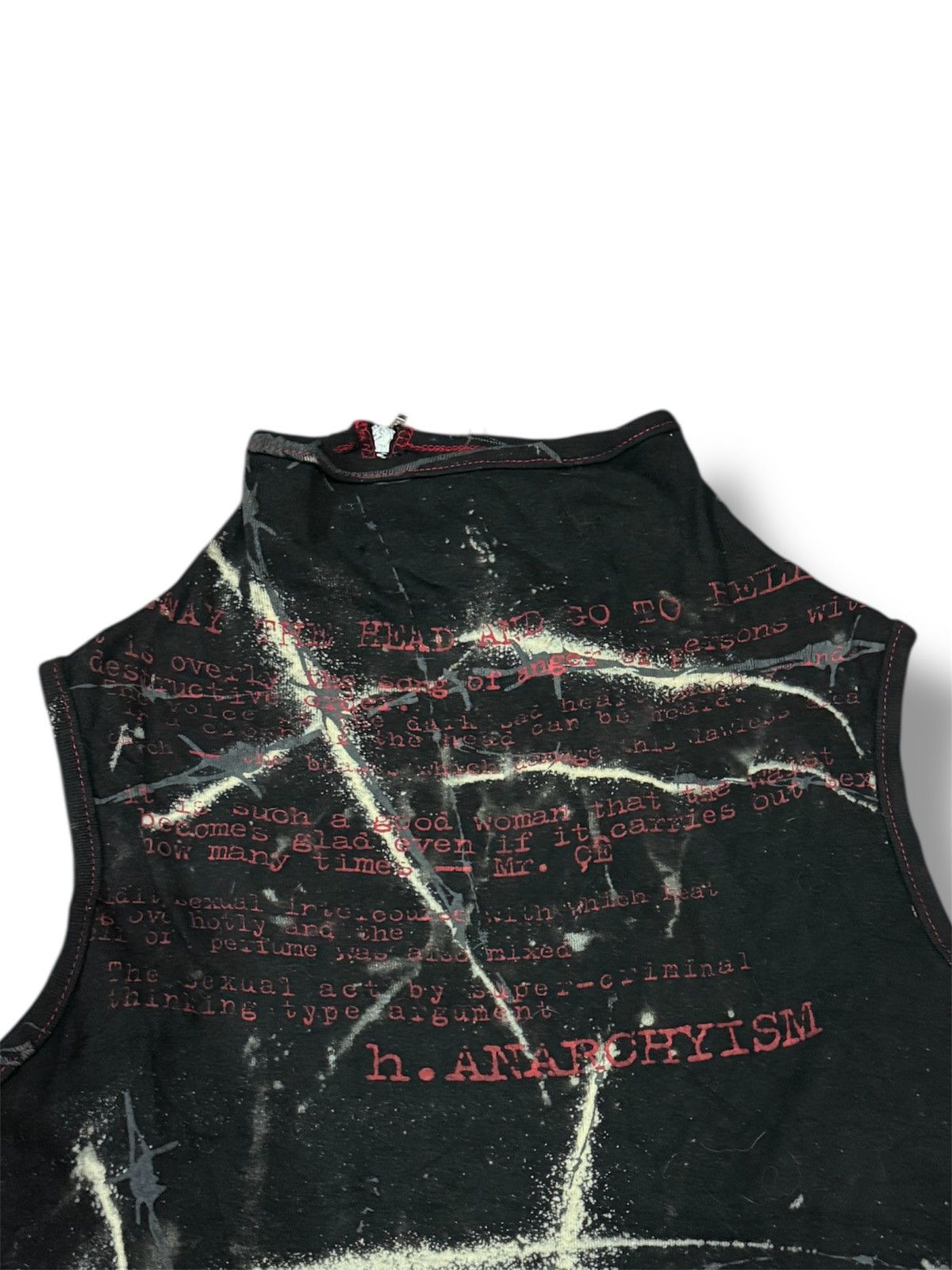 Japanese Brand Rare 🖤 H. Naoto Tank Top Size S / US 4 / IT 40 - 4 Thumbnail