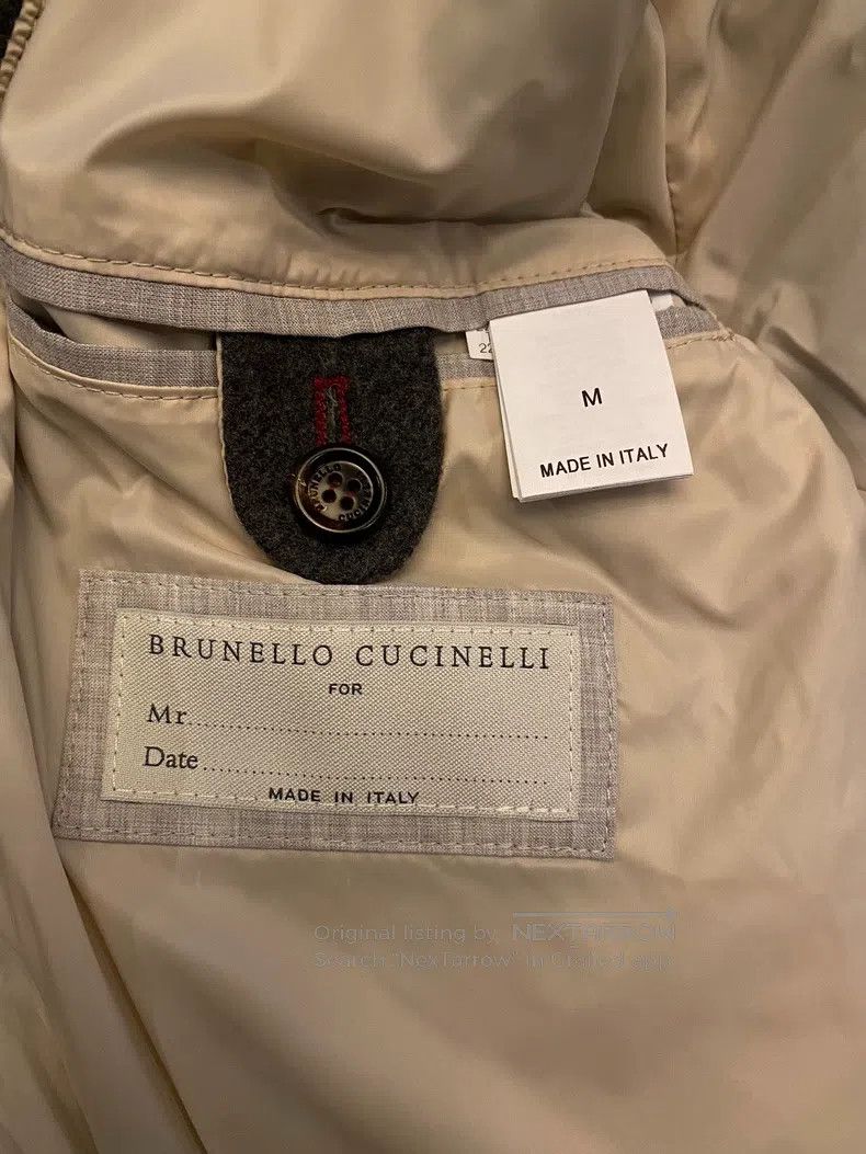 Brunello Cucinelli Brunello Cucinelli Fur collar pilot jacket Size US M / EU 48-50 / 2 - 6 Thumbnail