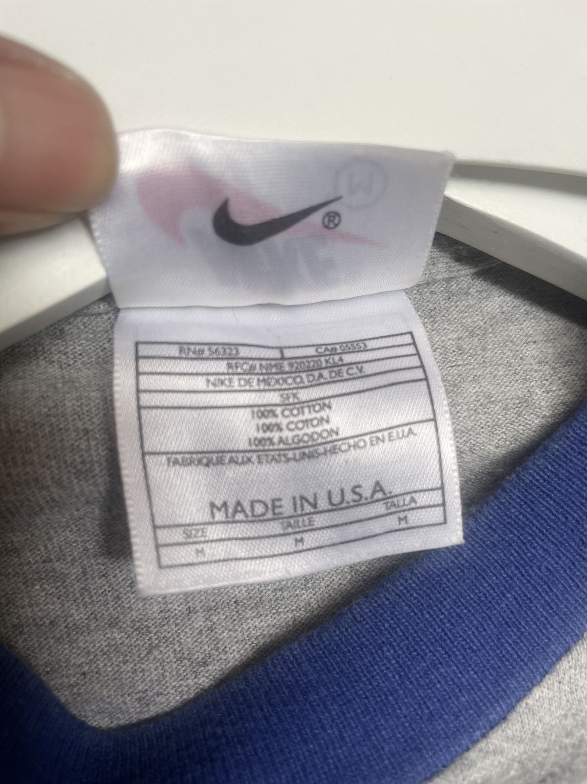 Nike Classic Nike Swoosh Ringer Tee Size US M / EU 48-50 / 2 - 12 Thumbnail