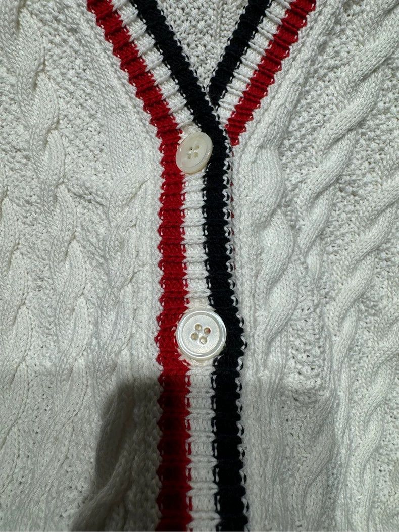 Thom Browne Thom Browne Coarse jacquard knit cardigan Size XS / US 0-2 / IT 36-38 - 4 Thumbnail