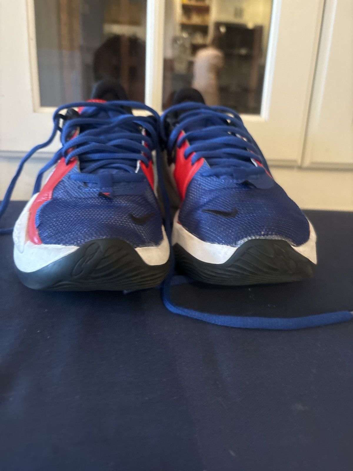 Nike 2021 PG 5 ‘White University Red’ 6.5 Used No Box Size US 6.5 / EU 39-40 - 3 Thumbnail