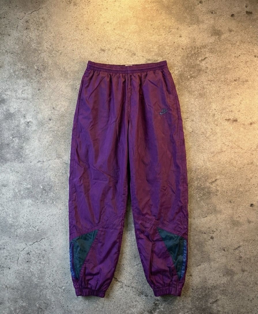 Vintage VERY RARE, Vintage Nike Nylon Sweatpants 90s Y2K Size US 32 / EU 48 - 1 Thumbnail