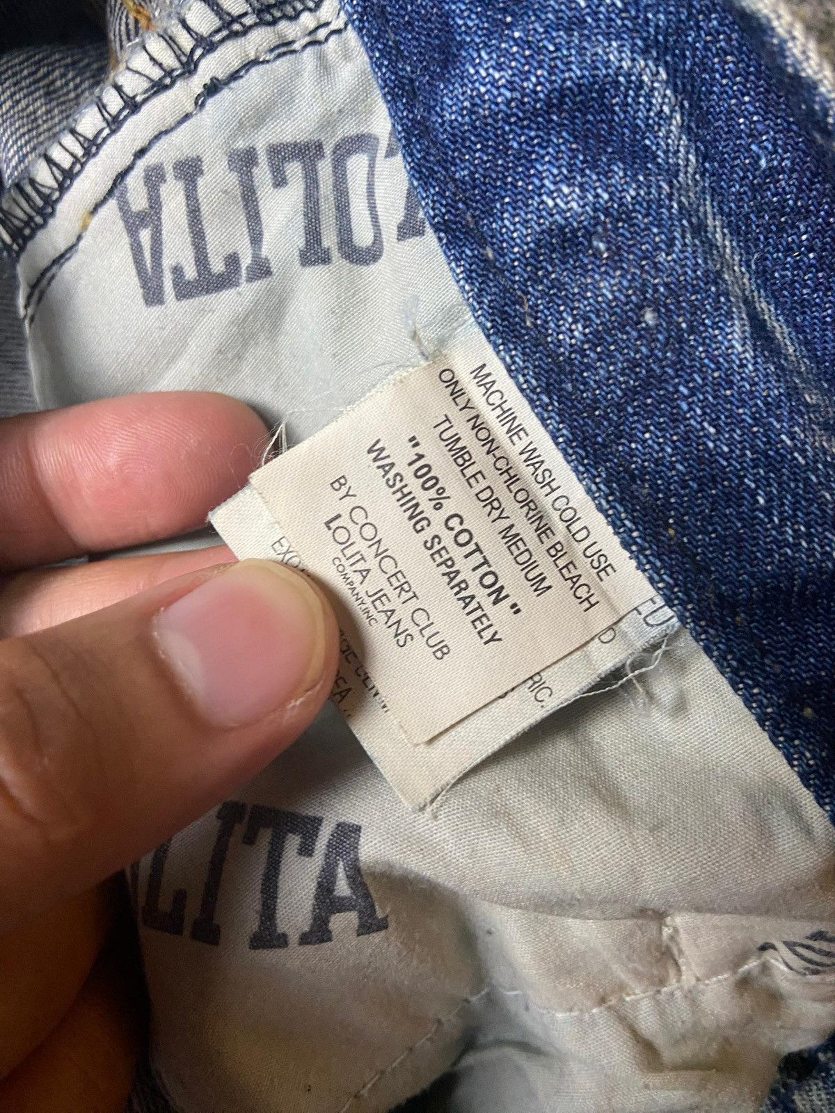 Japanese Brand Vintage Lolita Jeans Light Wash Denim (151) Size US 30 / EU 46 - 8 Thumbnail