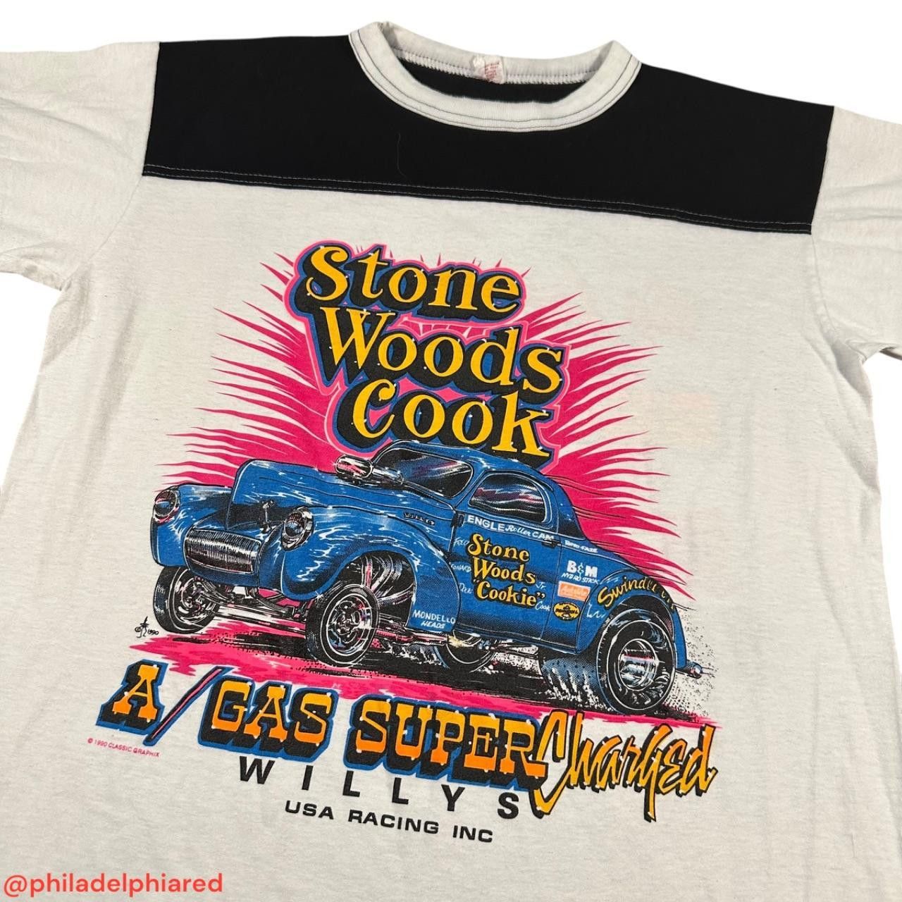 Designer Vintage Early 1990s Stone Woods Cook US Racing Inc t-shirt L Size US S / EU 44-46 / 1 - 3 Thumbnail