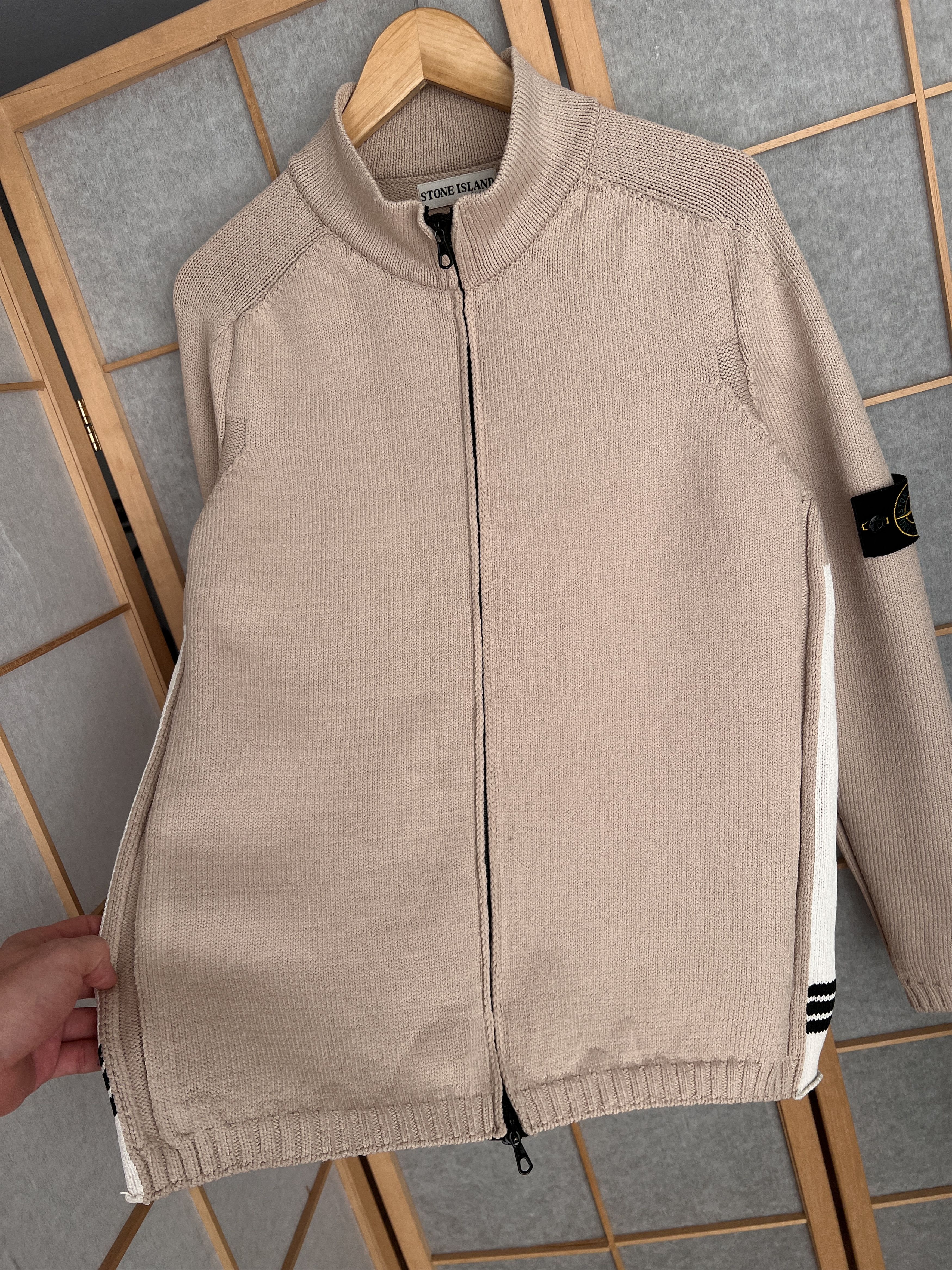 Massimo Osti 2000s VINTAGE STONE ISLAND KNIT SWEATER RARE Size US L / EU 52-54 / 3 - 10 Thumbnail