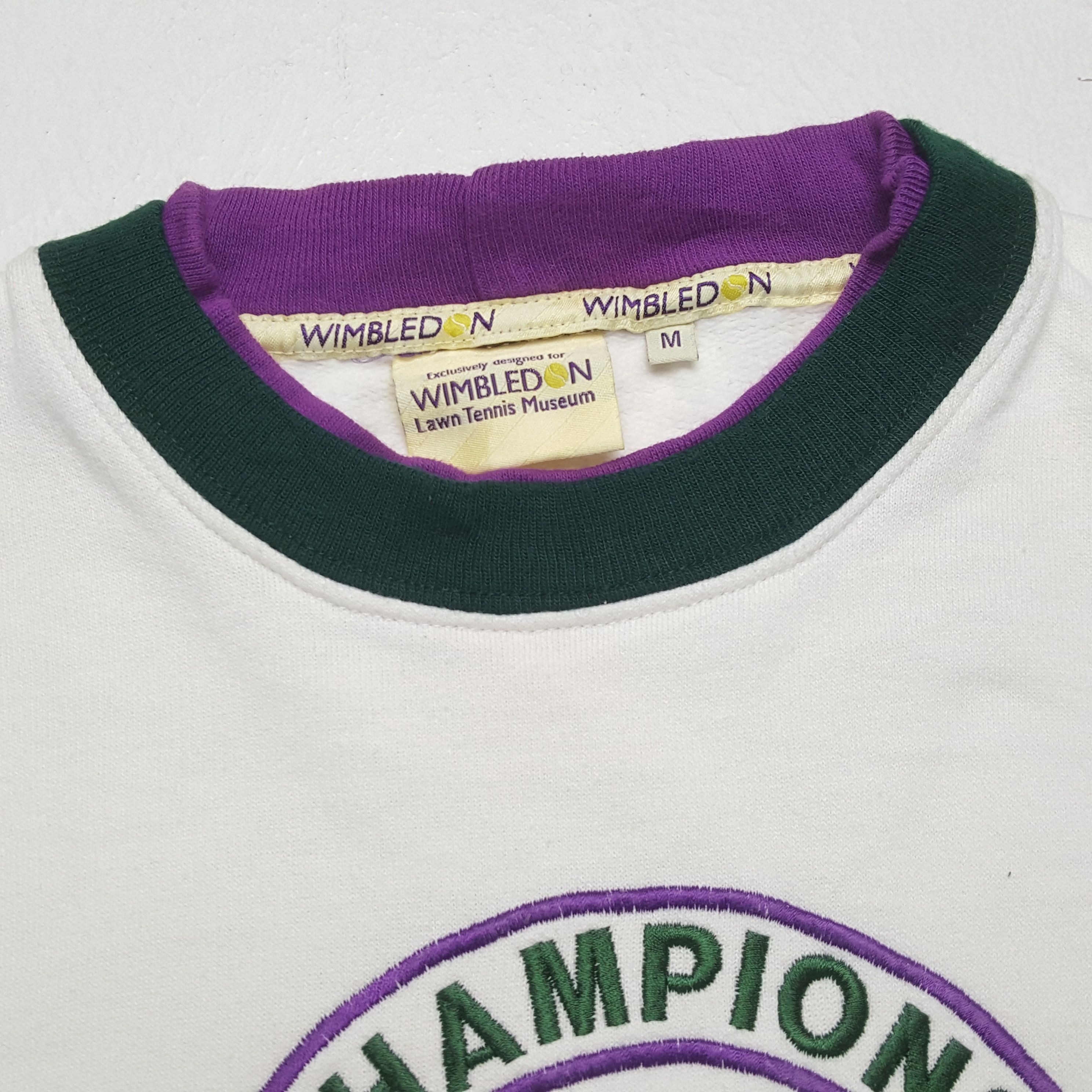 Vintage Vintage 90's THE CHAMPIONSHIPS WEMBLEDON Promo Sweatshirts Size US M / EU 48-50 / 2 - 7 Thumbnail