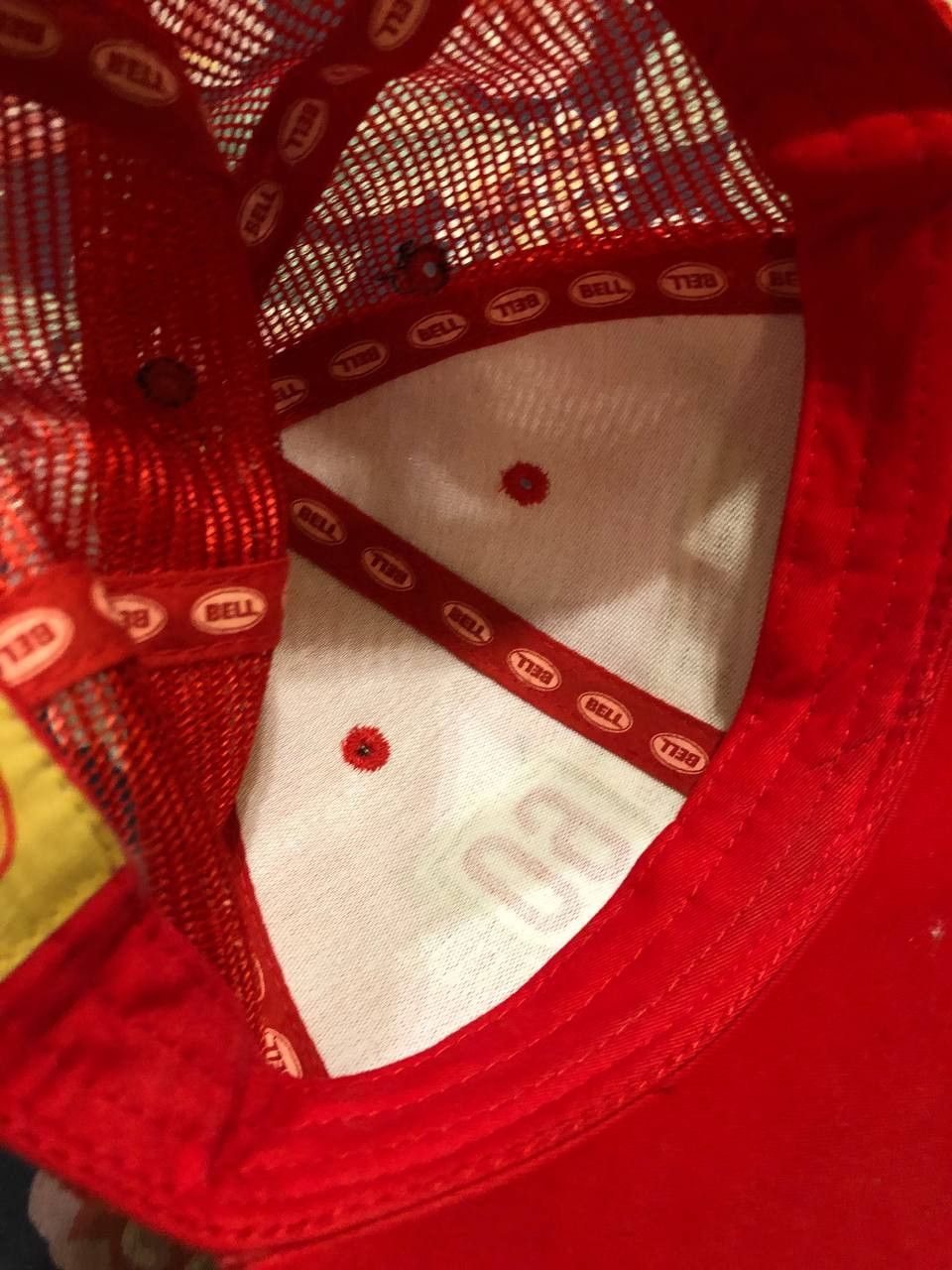 Vintage Vintage Cap red big logo Bell Helmets Y2K Hats streetwear Size ONE SIZE - 4 Thumbnail