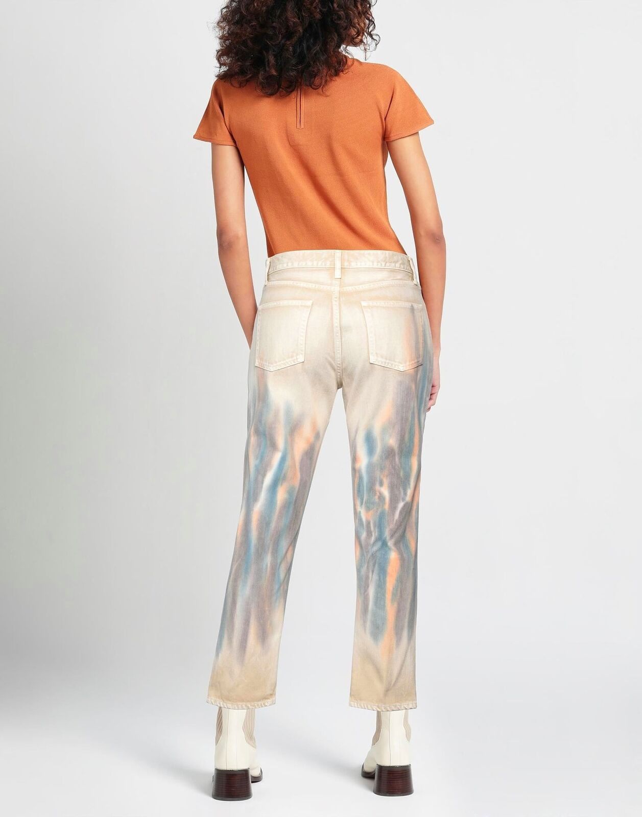 John Elliott John Elliott Straight Leg Crop Jeans Size 26" / US 2 / IT 38 - 2 Thumbnail