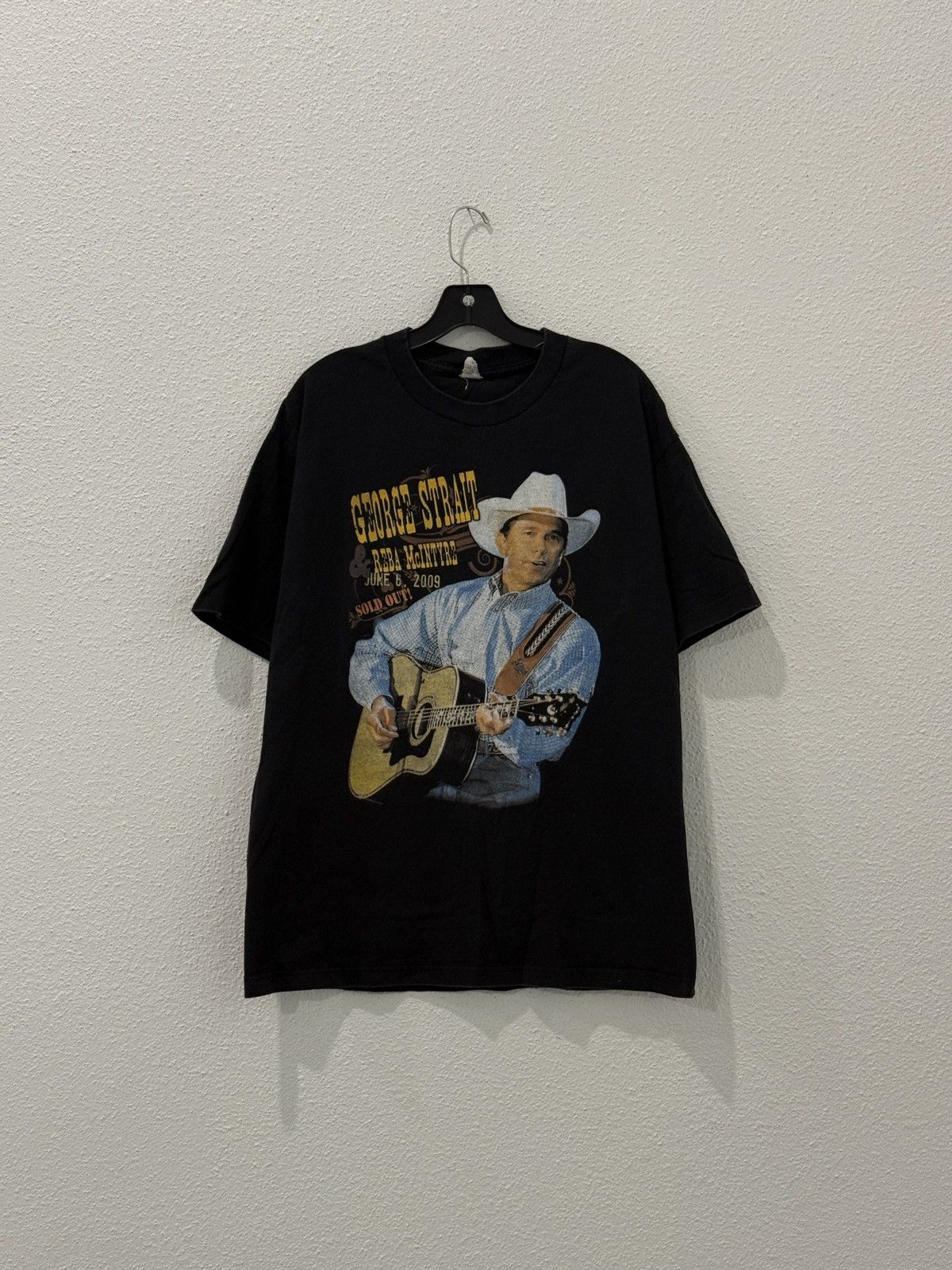 Vintage George Straight And Reba McEntire 2009 Concert Merch Large Size US L / EU 52-54 / 3 - 1 Thumbnail