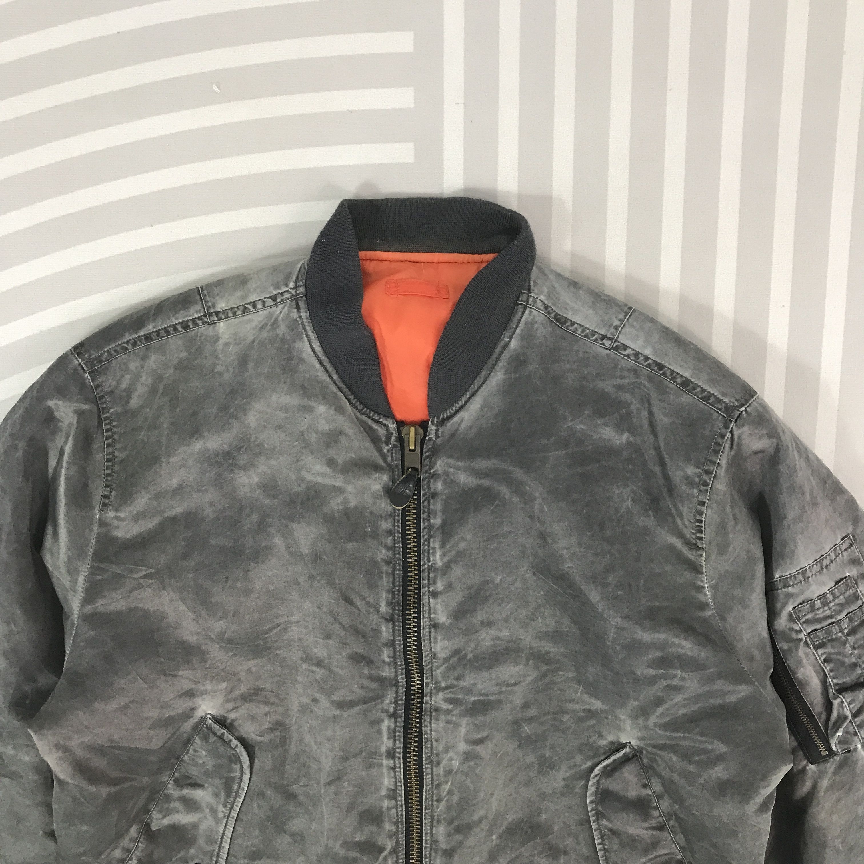 Japanese Brand Vintage Air Force Intermediate Ma-1 Bomber Jacket Size US L / EU 52-54 / 3 - 2 Thumbnail