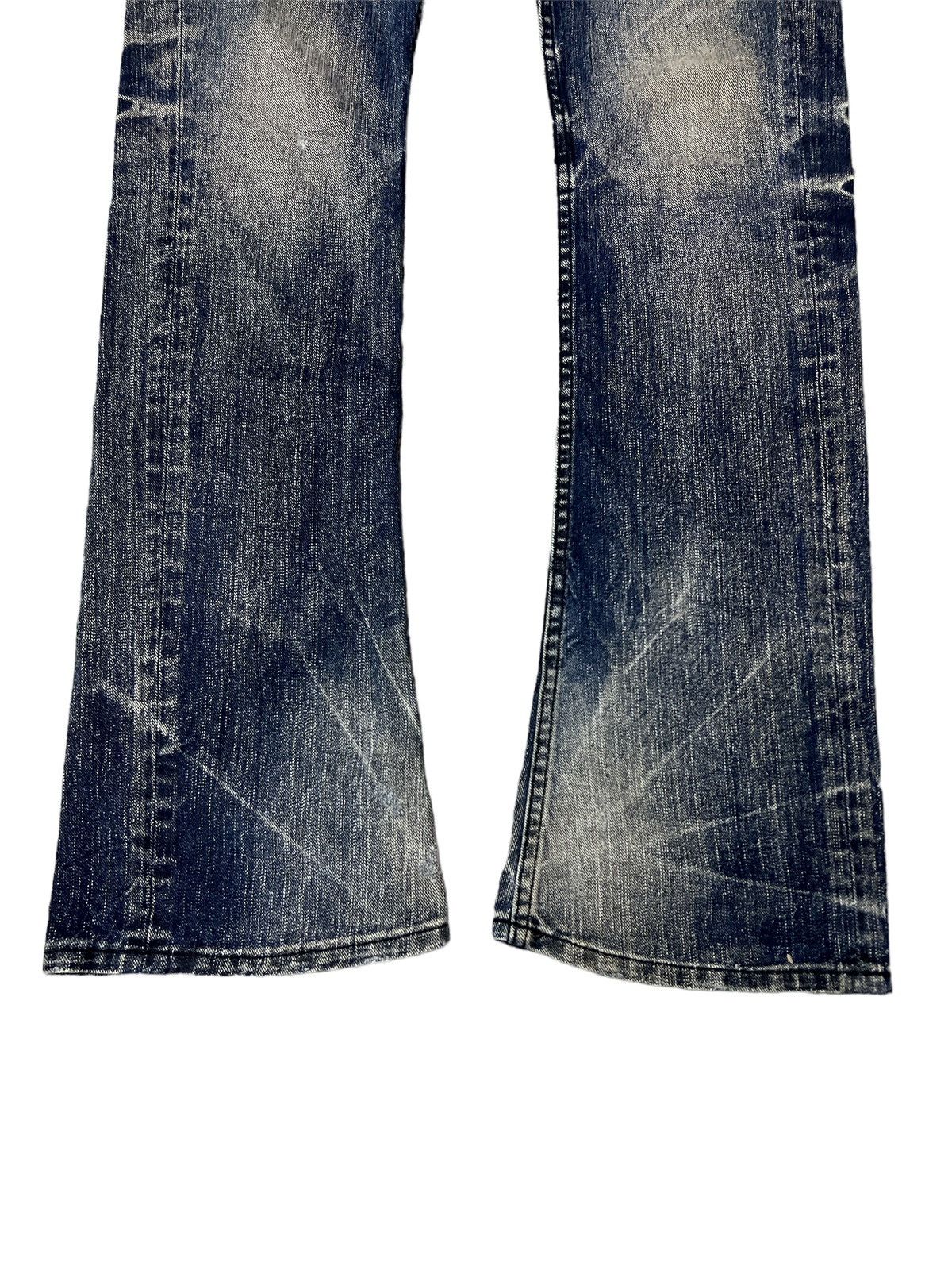 If Six Was Nine FLARED💥JACK ROSE DISTRESSED DENIM PANT Size US 31 - 3 Thumbnail