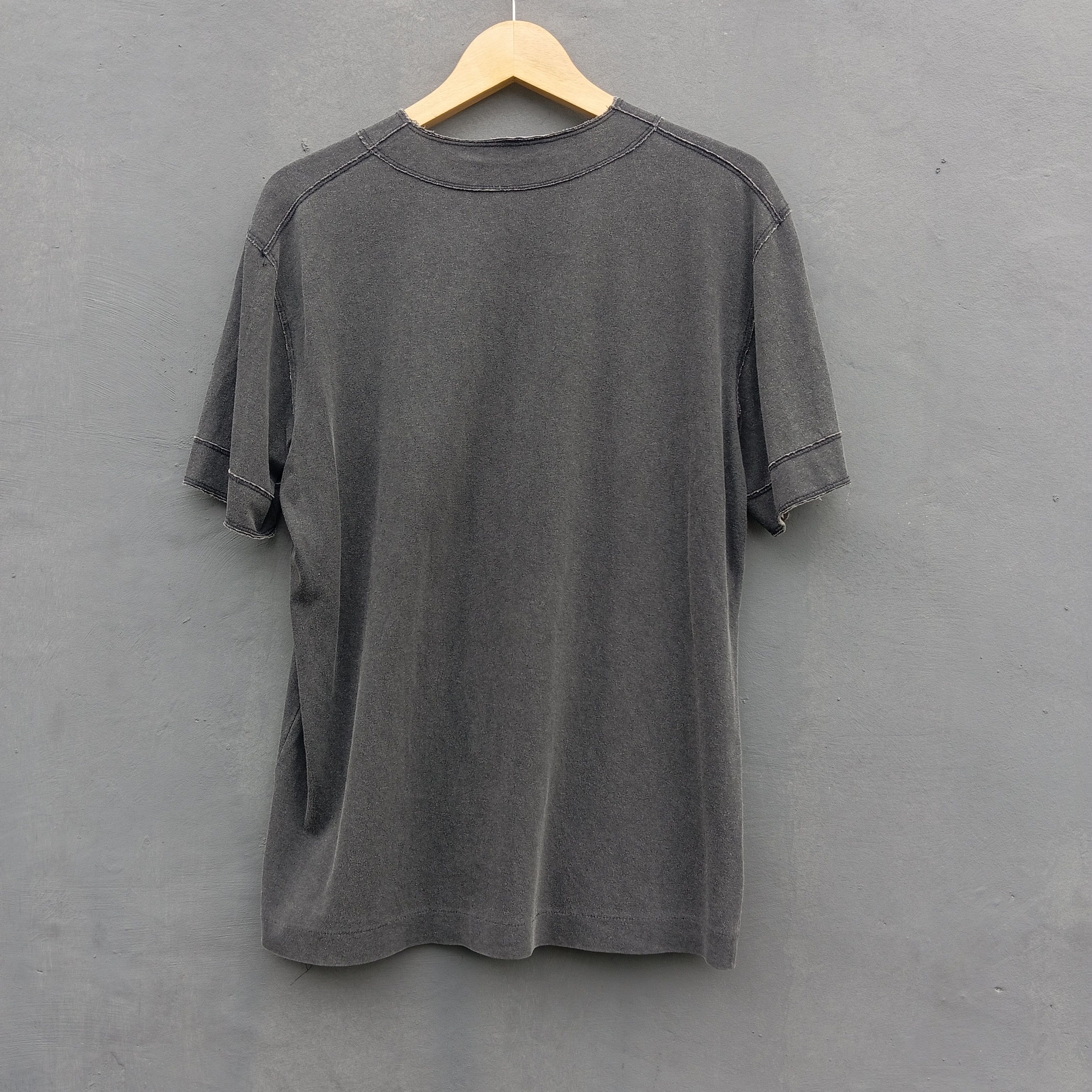 Stone Island Vintage Stone Island v-neck washed t shirt Size US M / EU 48-50 / 2 - 4 Thumbnail