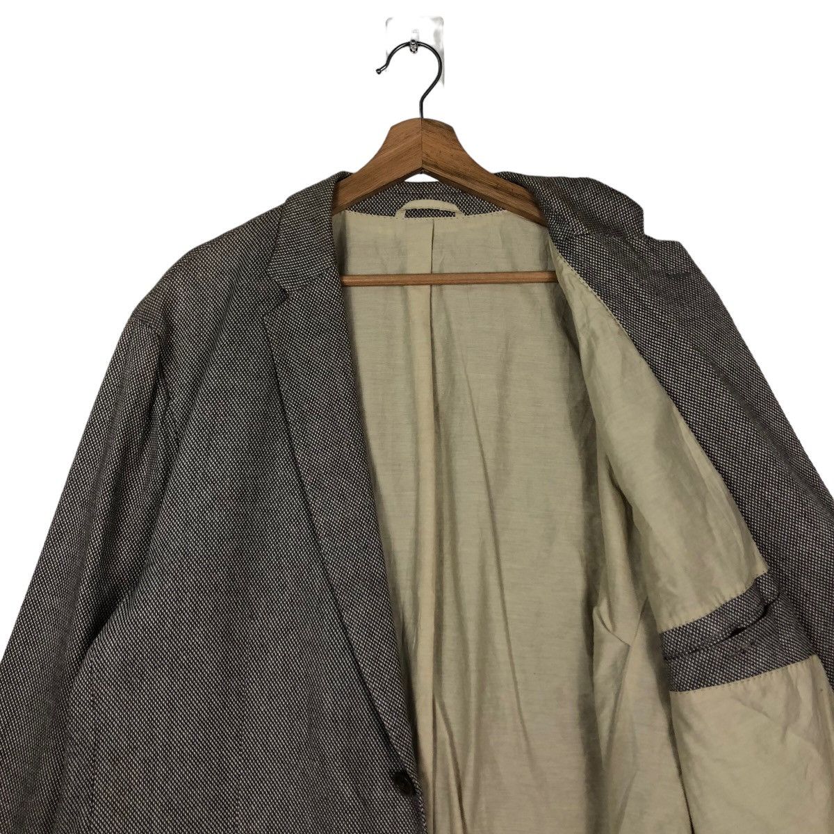 Vintage 🔥Vintage Chore Jacket Abstract Double Collar Hugo Boss Size US M / EU 48-50 / 2 - 12 Thumbnail
