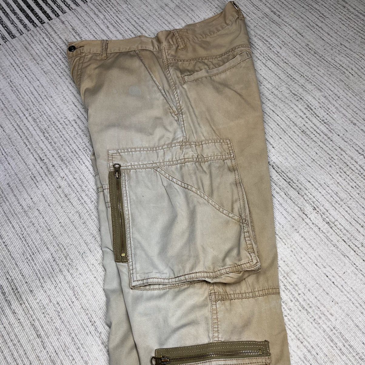 PPFM a14 Vintage PPFM Cargo Carpanter pant SunFaded Style Size US 31 - 10 Thumbnail