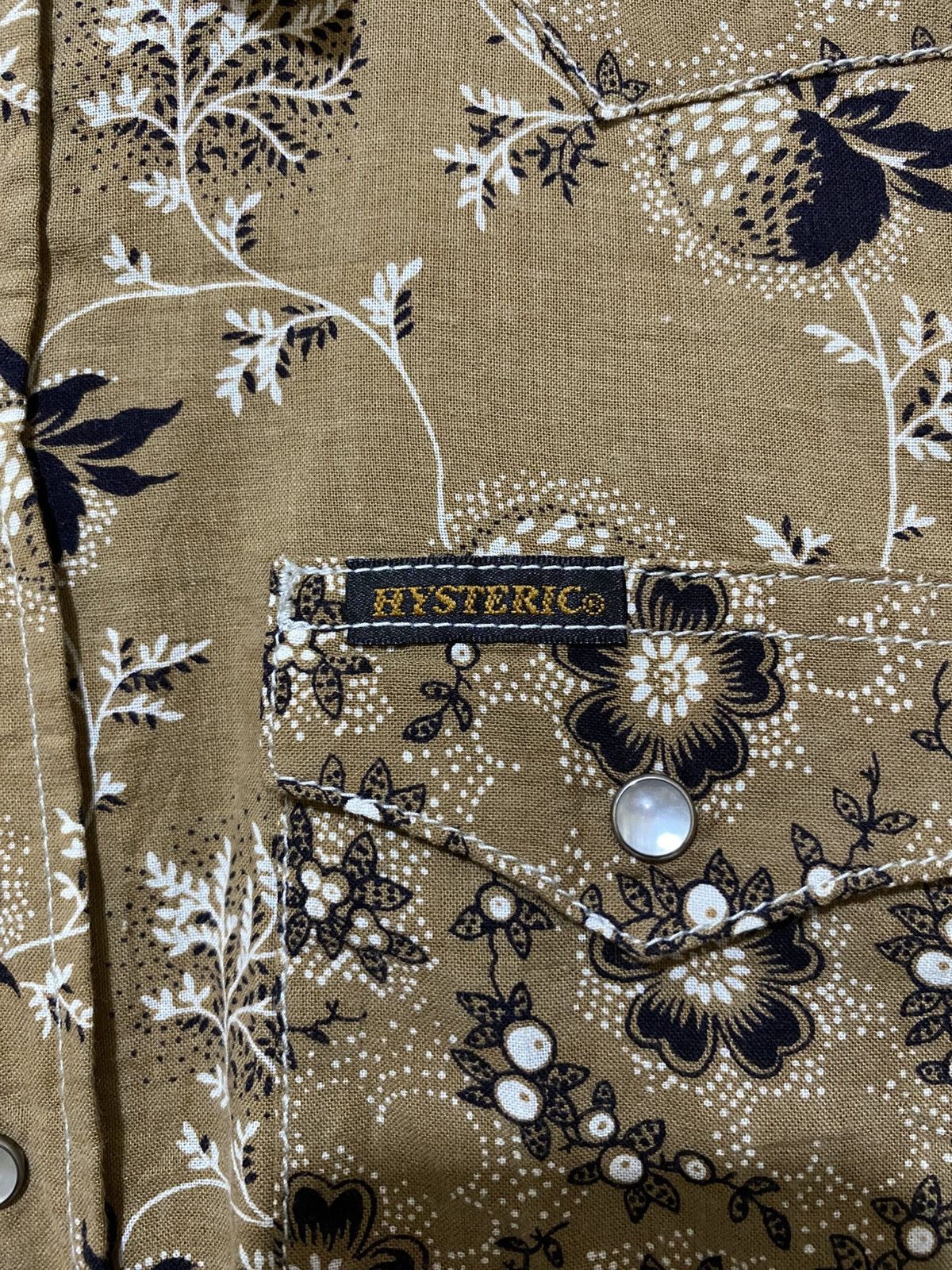 Hysteric Glamour Hysteric Glamour Paisley Button Shirt Size ONE SIZE - 5 Thumbnail