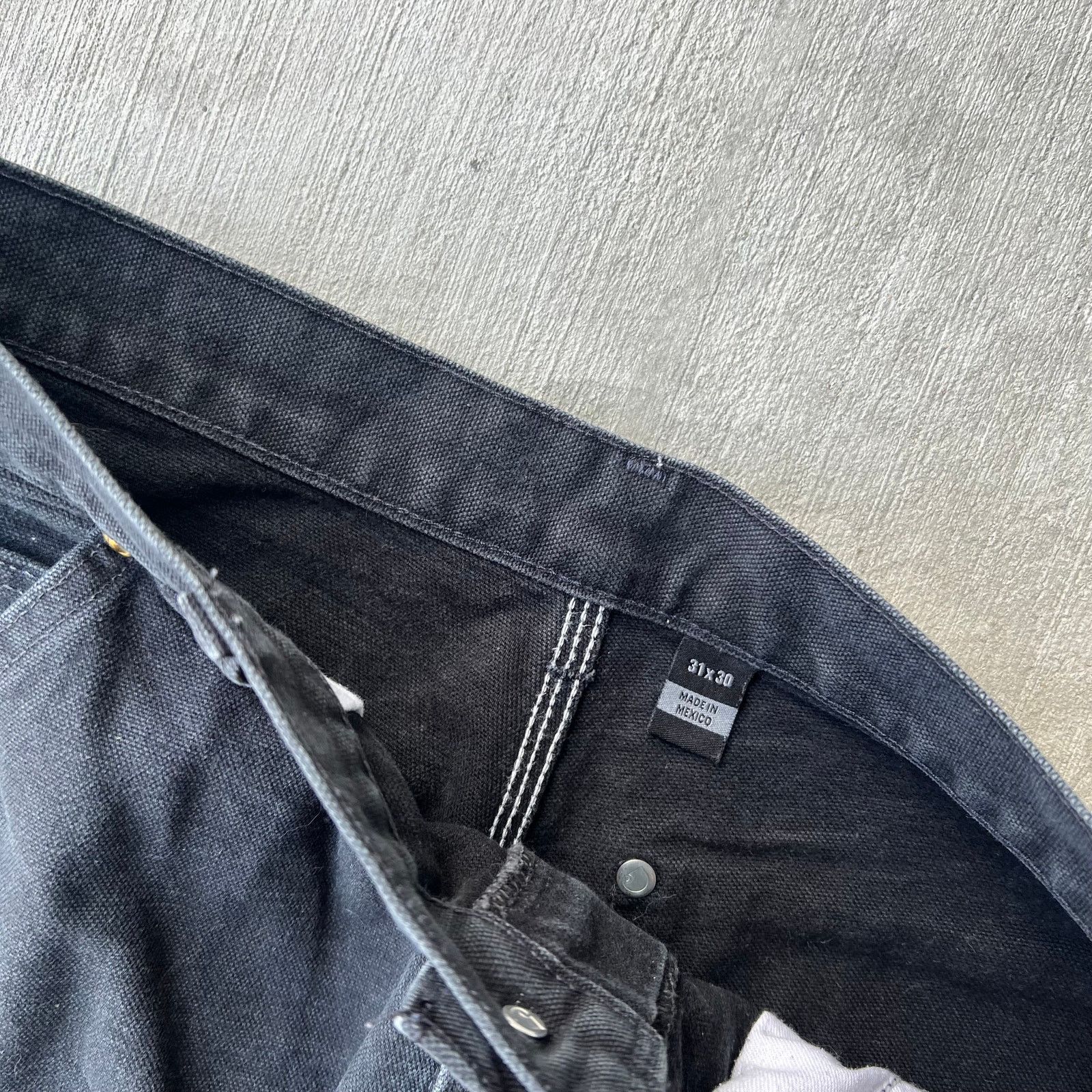 Carhartt × Vintage Carhartt black double knee work wear carpenter pants Size US 30 / EU 46 - 7 Thumbnail