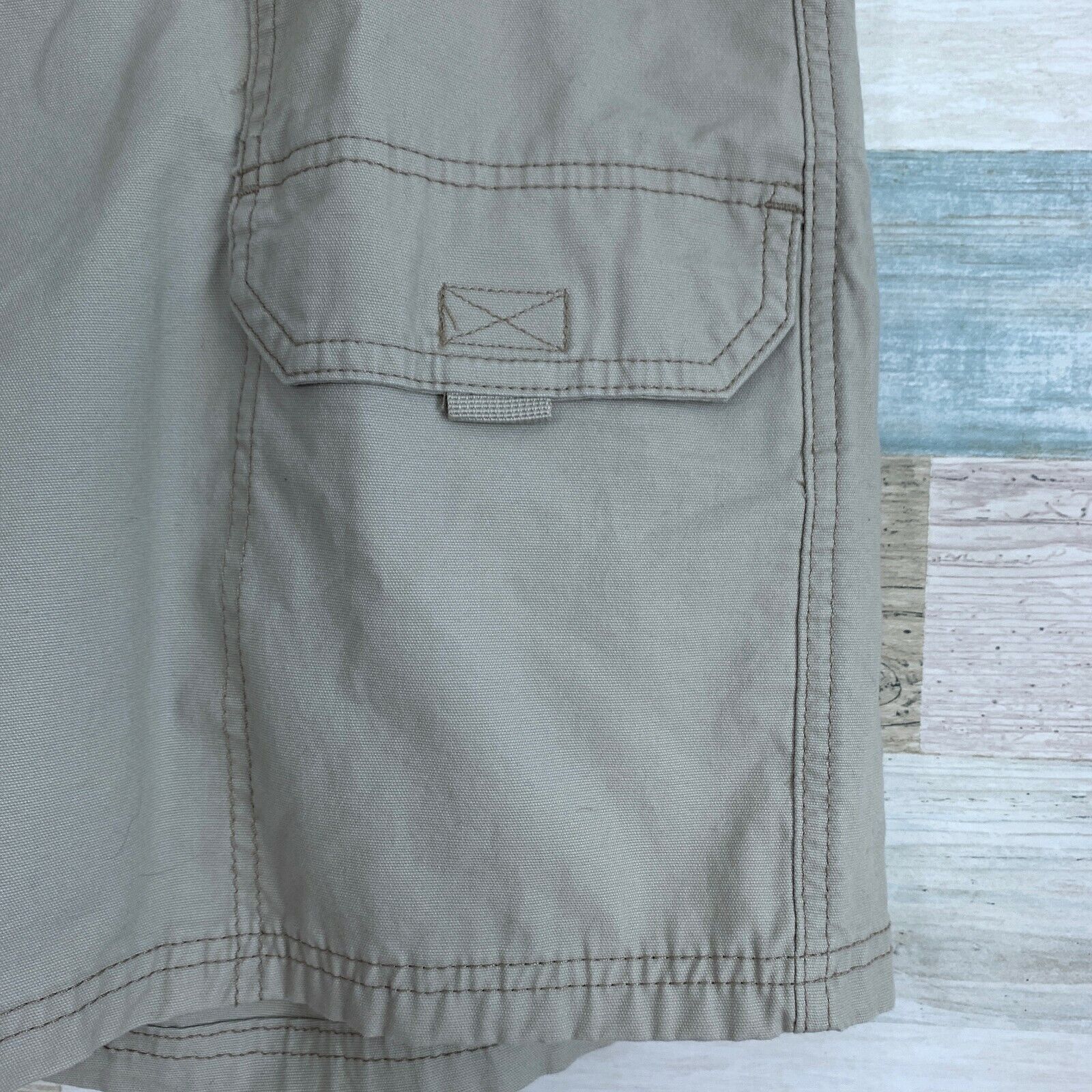 Marmot Marmot Elastic Waist Cargo 8" Shorts Beige Flat Hike Mens 38 Size US 38 / EU 54 - 3 Thumbnail