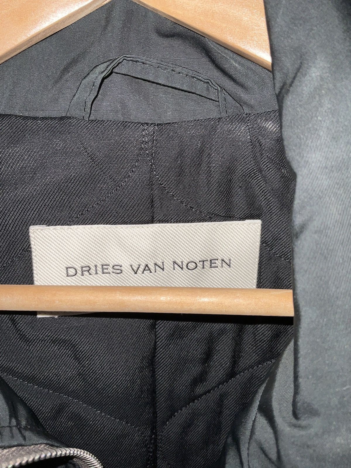 Dries Van Noten Dries Van Noten Men's Black Viller Bomber Jacket Size Medium Size US M / EU 48-50 / 2 - 3 Thumbnail