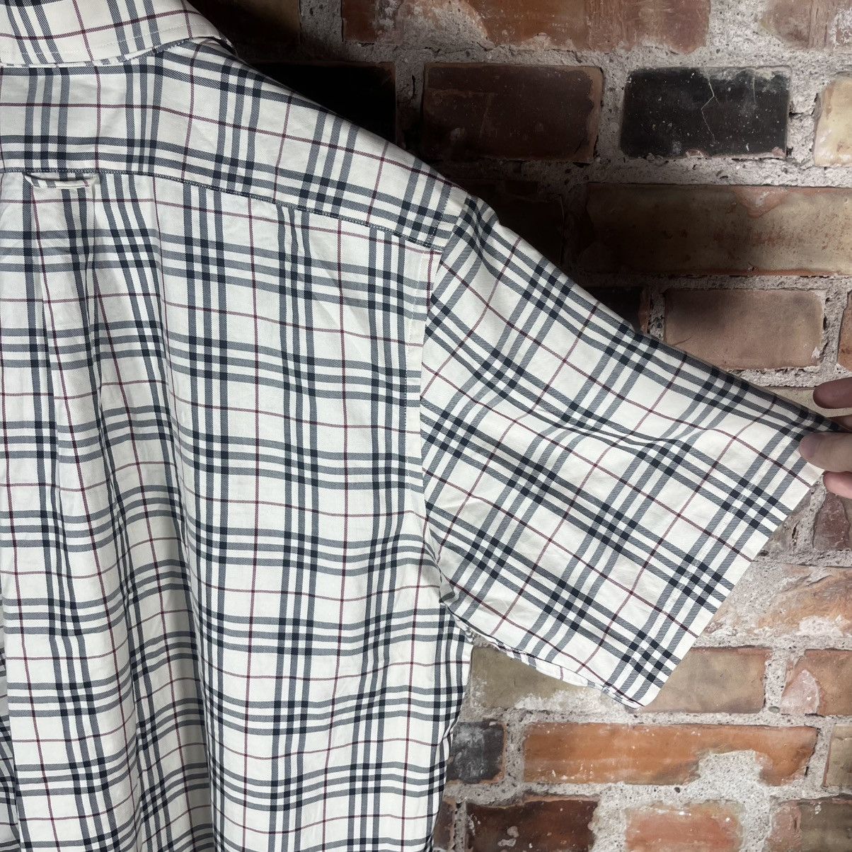 Burberry Vintage 00s Burberry London nova check shirt button up tee Size US XL / EU 56 / 4 - 9 Thumbnail