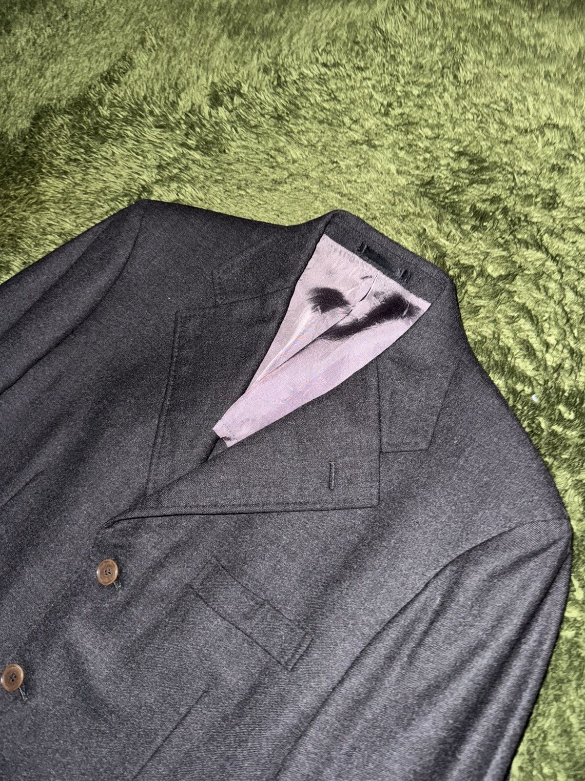 Loro Piana Loro Piana Super 110’s Tailor Shop Order Wool Blazer Size US L / EU 52-54 / 3 - 2 Thumbnail