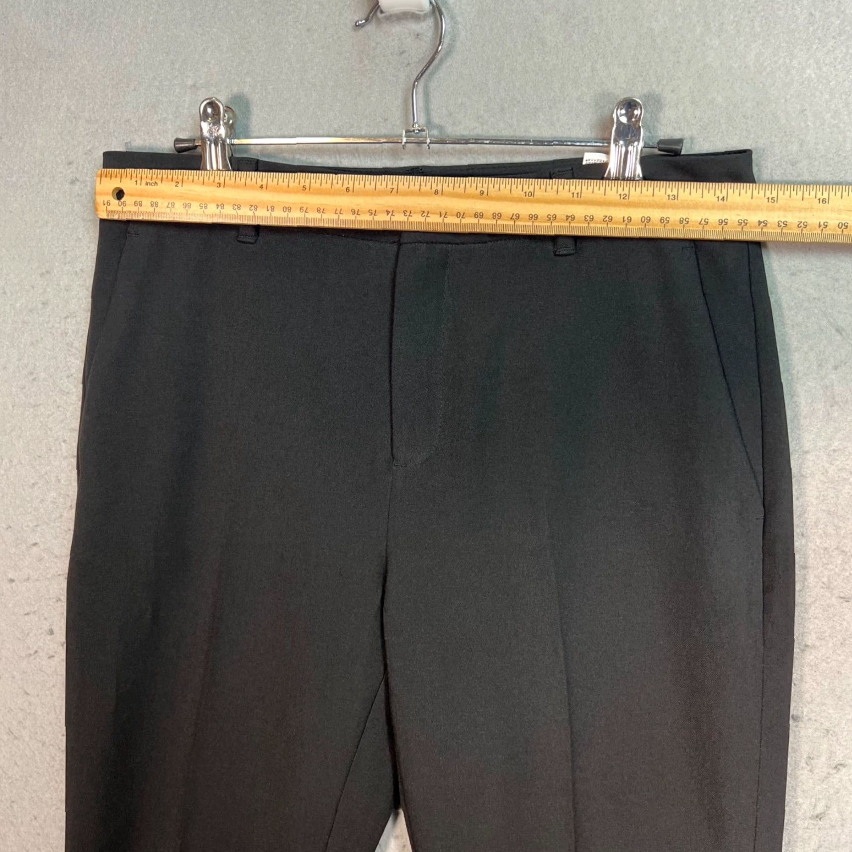 Banana Republic Banana Republic Womens Bootcut Pants Size 2 Black Polyester Blend Size 26" / US 2 / IT 38 - 5 Thumbnail