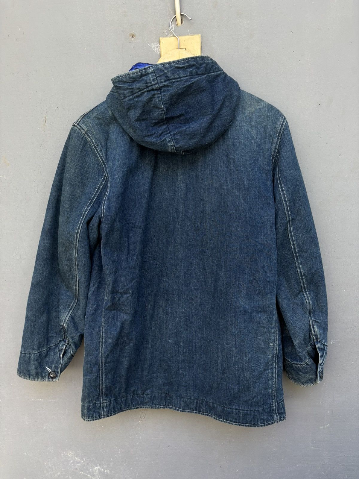 Blue Blue Japan Blue blue japan indigo core jacket with hooded Size US L / EU 52-54 / 3 - 4 Thumbnail