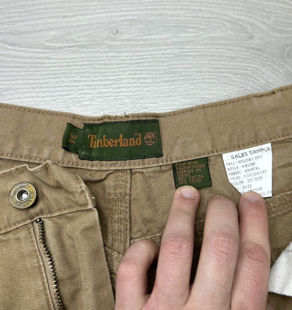 Timberland × Vintage Timberland Vintage Carpenter Workwear Pant Size Size US 34 / EU 50 - 5 Thumbnail