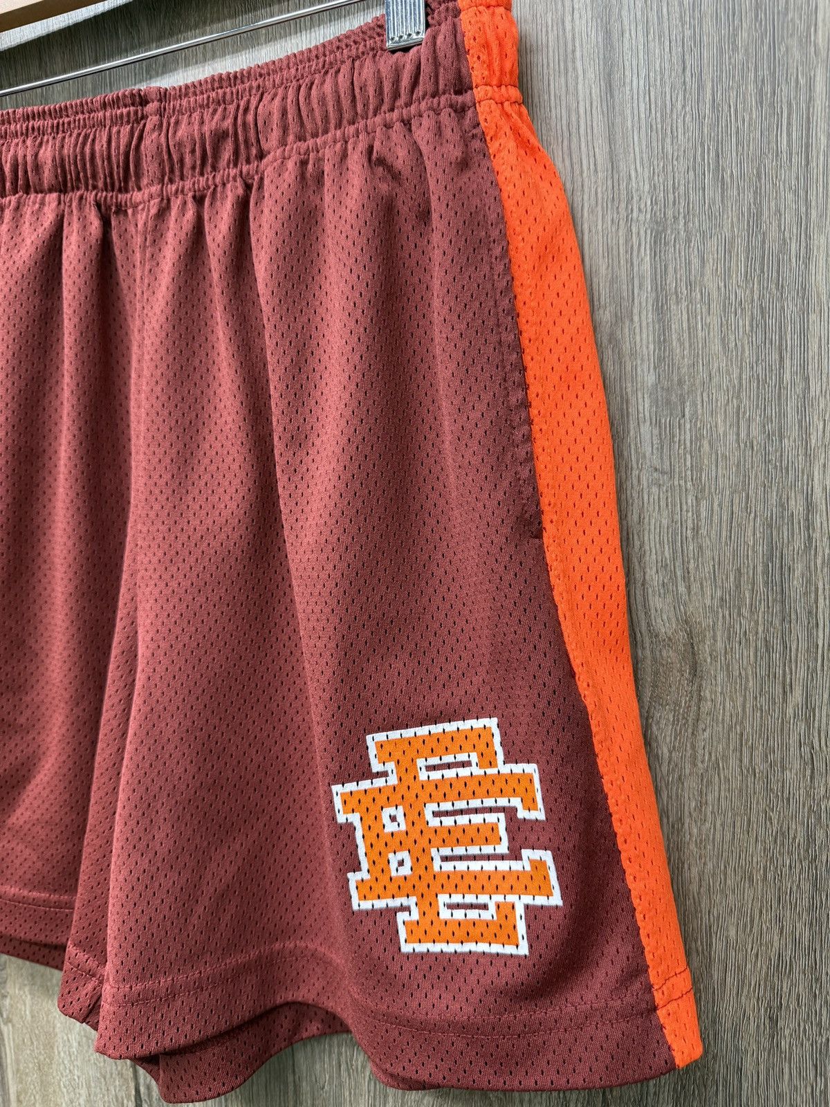 Eric Emanuel Eric Emmanuel Orange/Burgandy Shorts Size US 31 - 4 Thumbnail