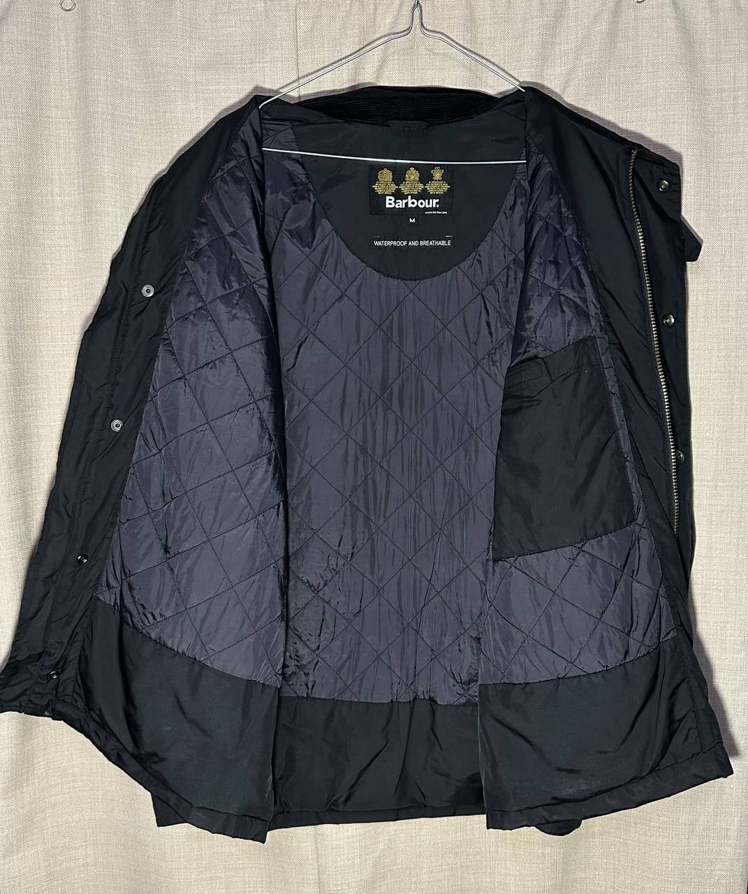 Barbour Barbour T603 Metallic Waterproof Breathable Biker Jacket Size US M / EU 48-50 / 2 - 2 Thumbnail