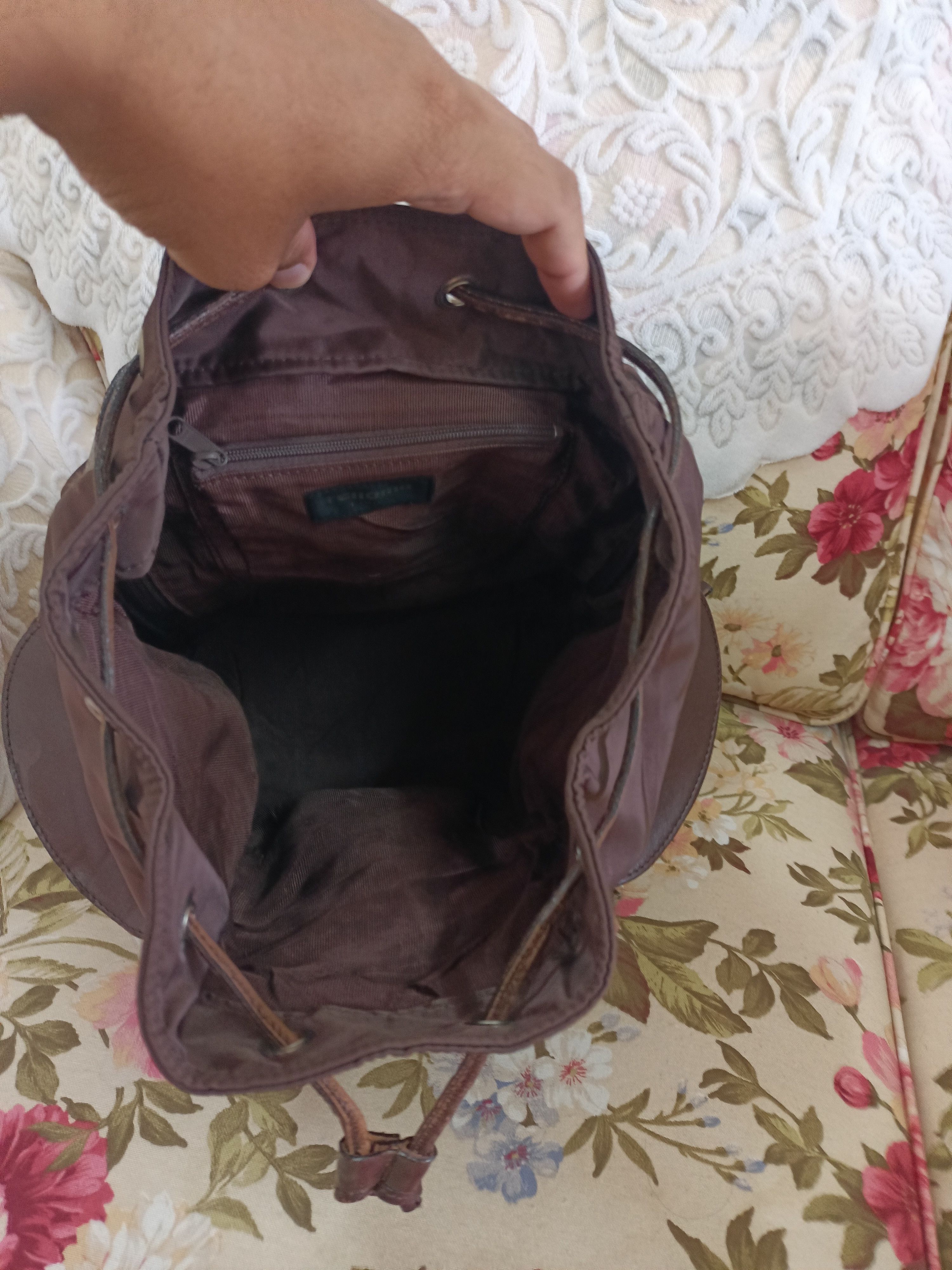Renoma Vintage Renoma Paris nylon leather backpack Size ONE SIZE - 16 Thumbnail