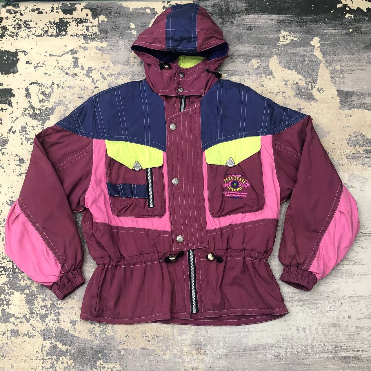 Japanese Brand Y603 SKI WEAR RACING SPIRIT FREE ESSEL INTENTNESS JACKET Size US XL / EU 56 / 4 - 1 Thumbnail