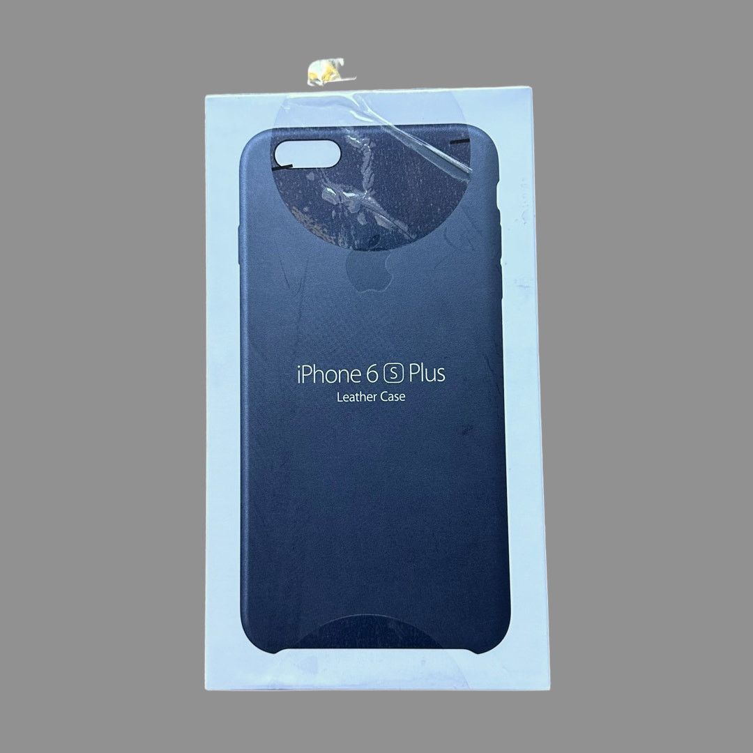 Apple Apple iPhone 6s Plus Leather Case Midnight Blue NWT Size ONE SIZE - 1 Thumbnail
