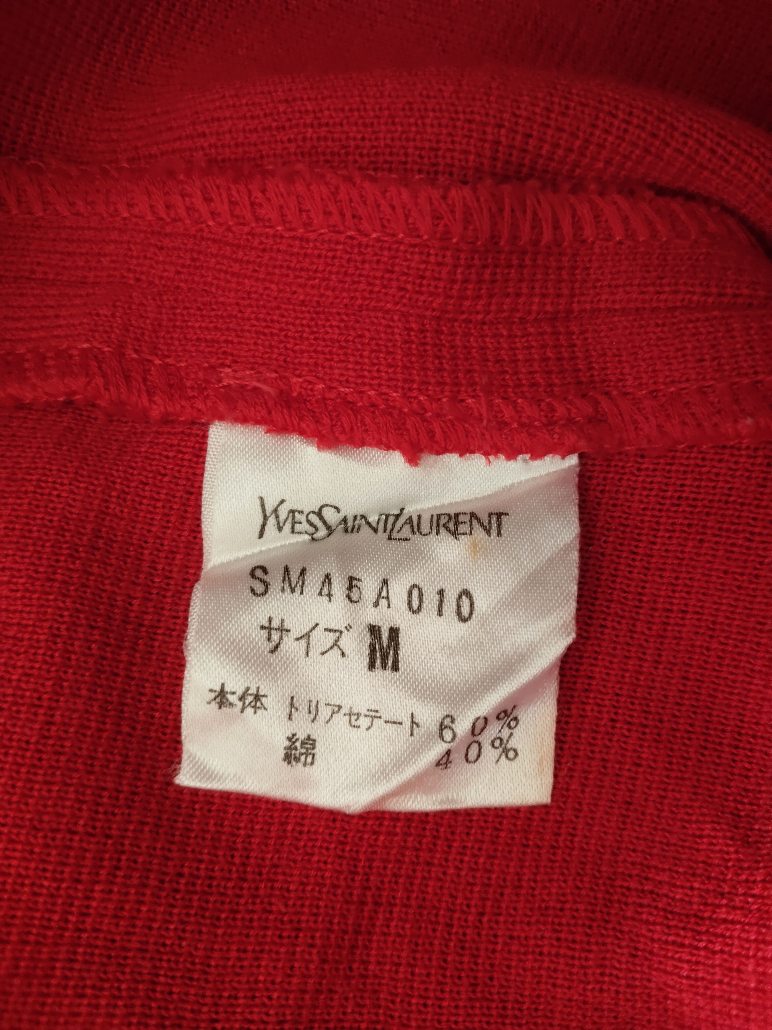 Vintage × Yves Saint Laurent YVES SAINT LAURENT Long Blouse Size S / US 4 / IT 40 - 7 Thumbnail