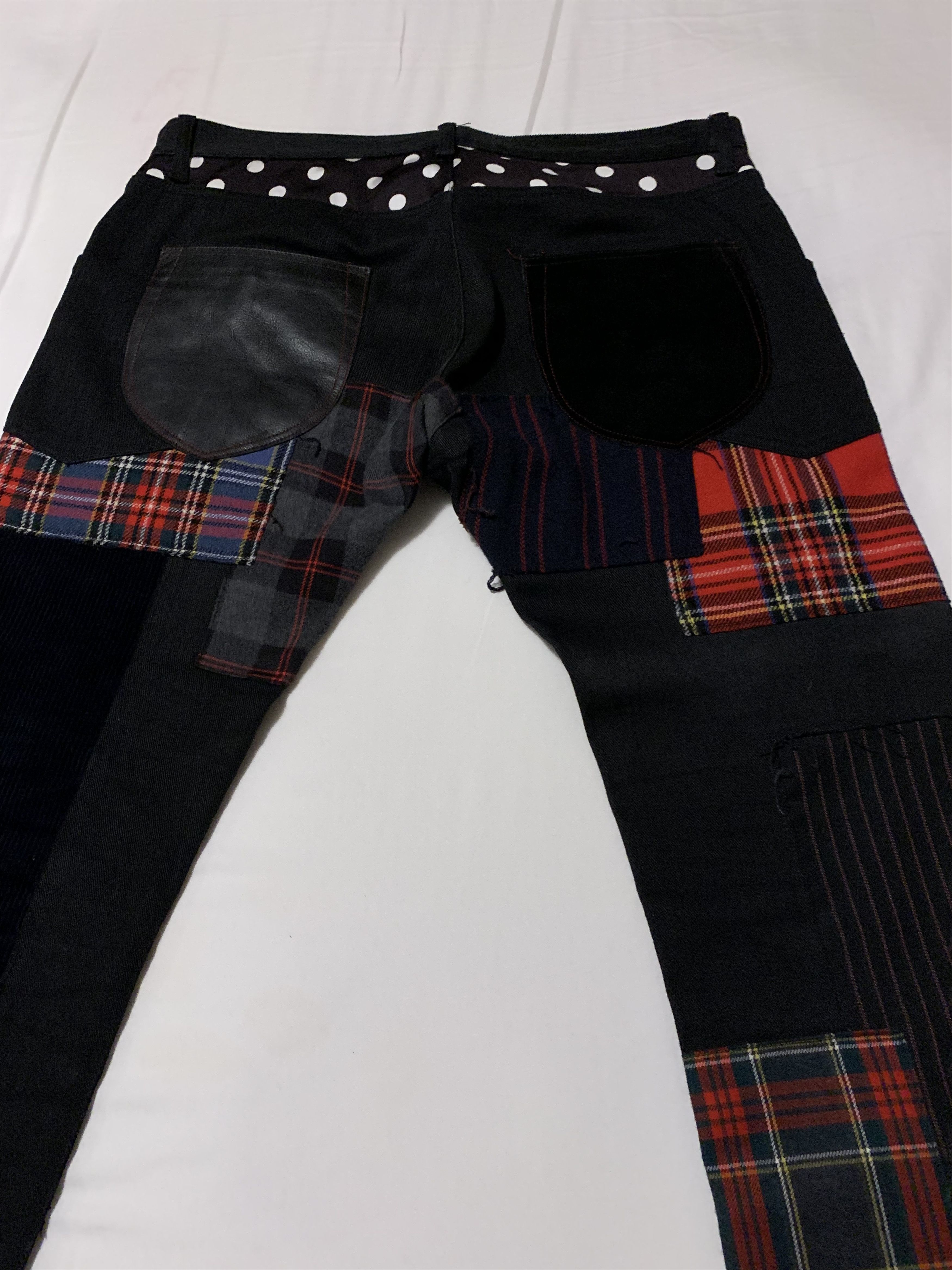 Comme des Garcons Black Patchwork denim jeans Size US 36 / EU 52 - 3 Thumbnail
