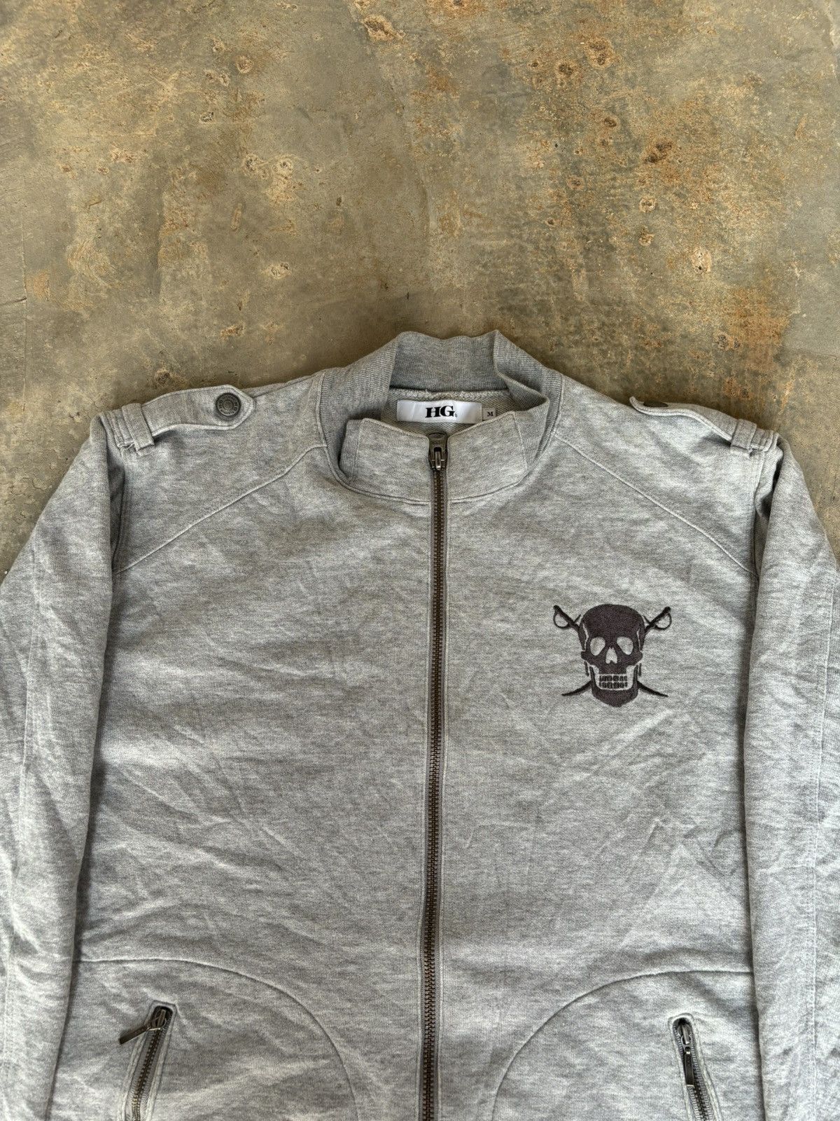 Hysteric Glamour Hysteric Glamour Skull Zip Sweatshirt Size US M / EU 48-50 / 2 - 2 Thumbnail