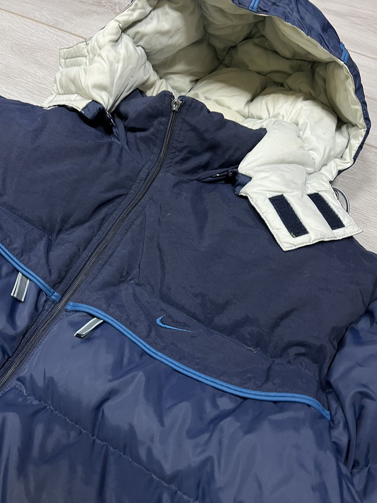 Vintage Nike 1990 vintage puffer down jacket back swoosh Size US M / EU 48-50 / 2 - 8 Thumbnail