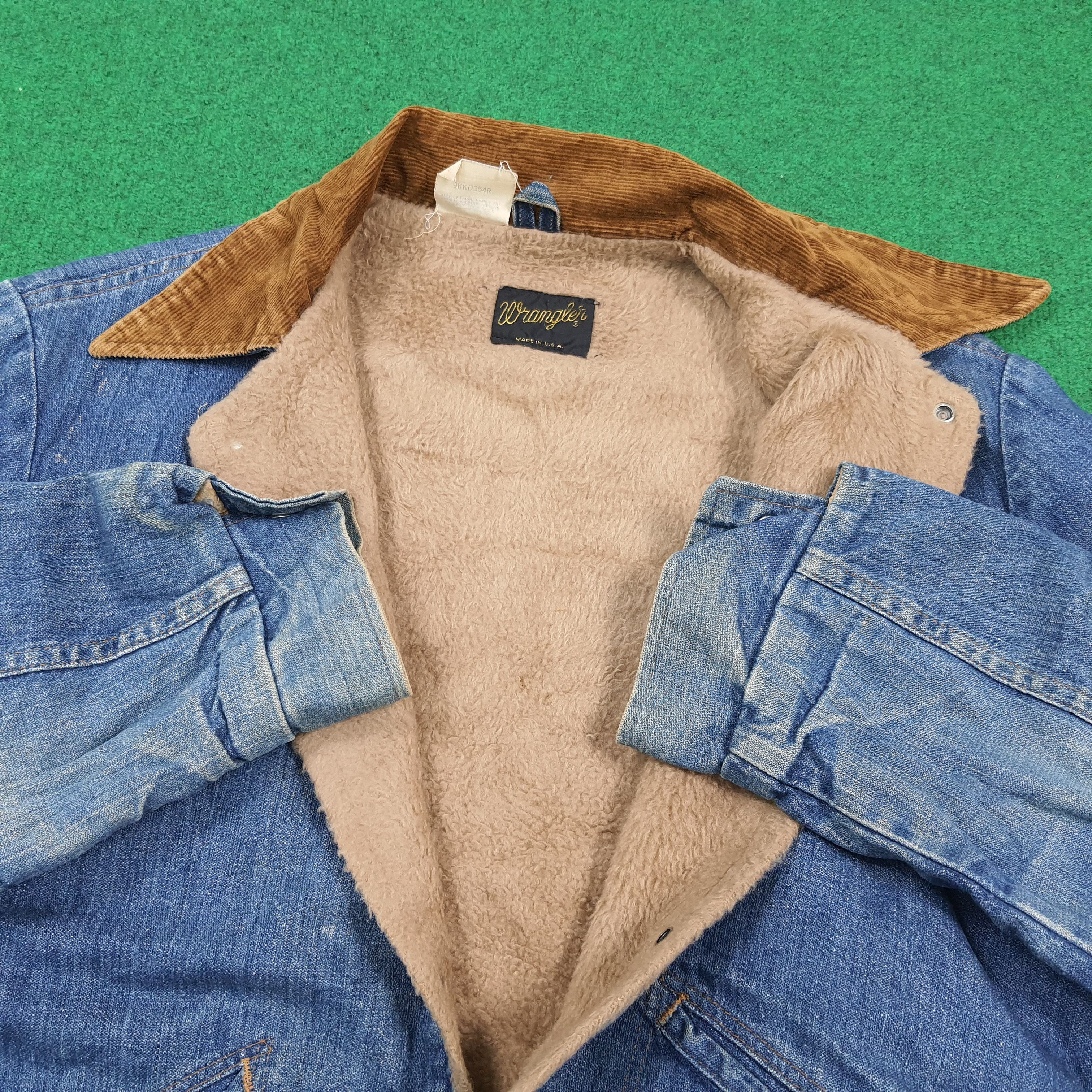 Wrangler Vintage 70s Wrangler Denim Sherpa Jacket Made in USA C302N7 Size US M / EU 48-50 / 2 - 4 Thumbnail