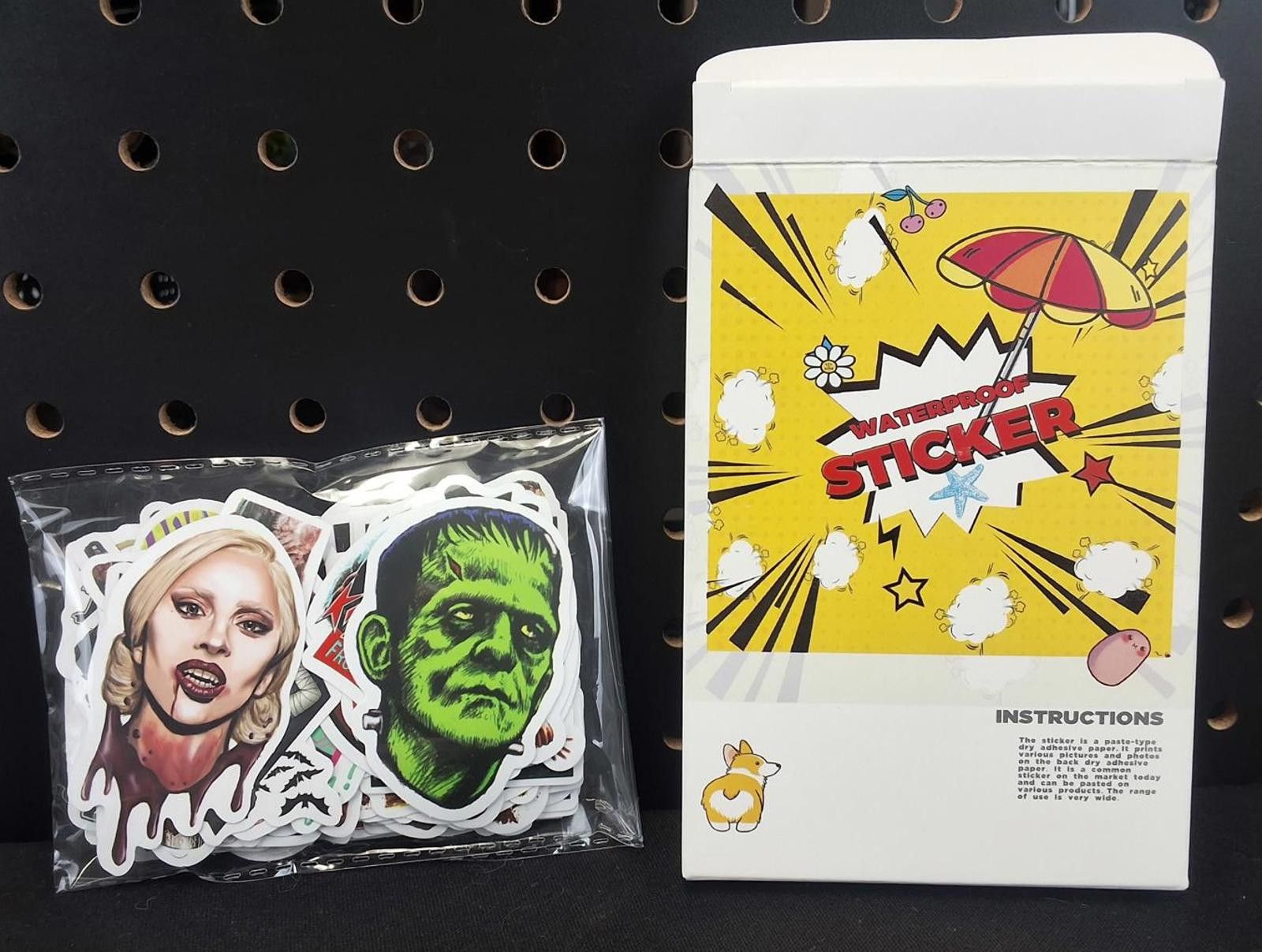 Genetic Manipulation Shinichiro Kuriya 100 pc Waterproof Horror Theme Stickers Size ONE SIZE - 2 Thumbnail